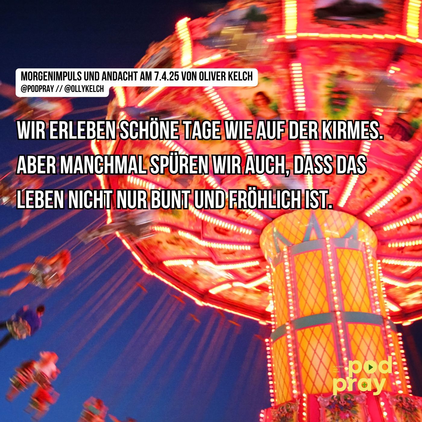 In diesen Tagen ist Kirmes in Recklinghausen (7.4.2025)
