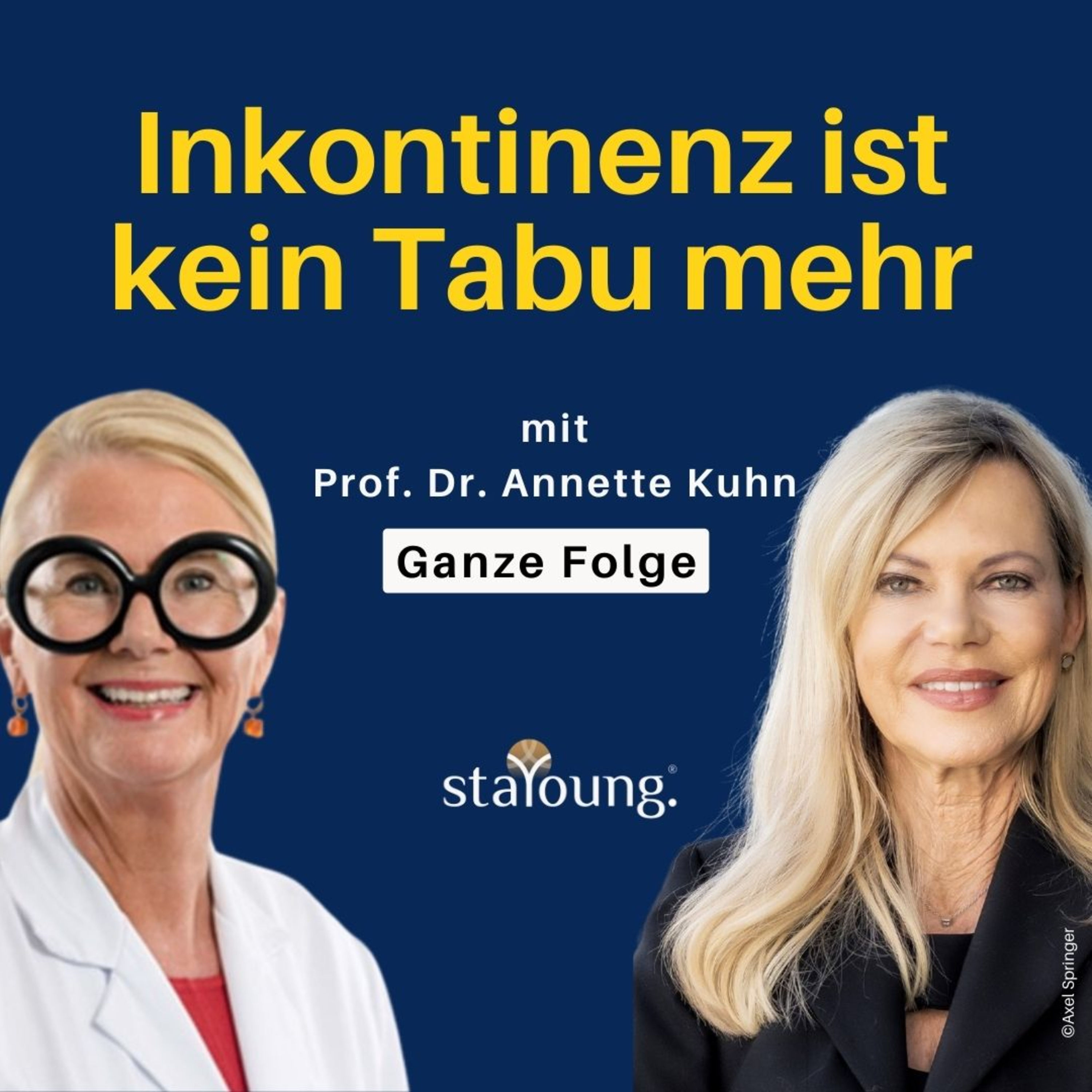 Inkontinenz ist kein Tabu: Nina Ruge spricht mit Prof. Dr. Annette Kuhn