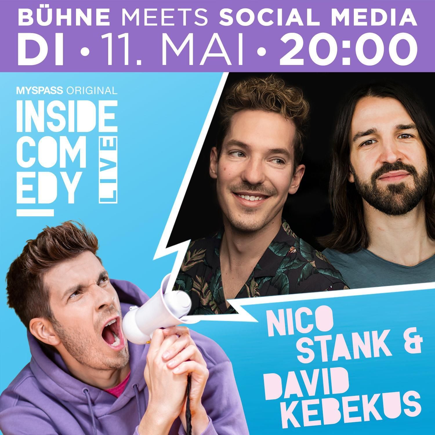 Inside Comedy LIVE erleben: Bühne meets Social Media – Teaser