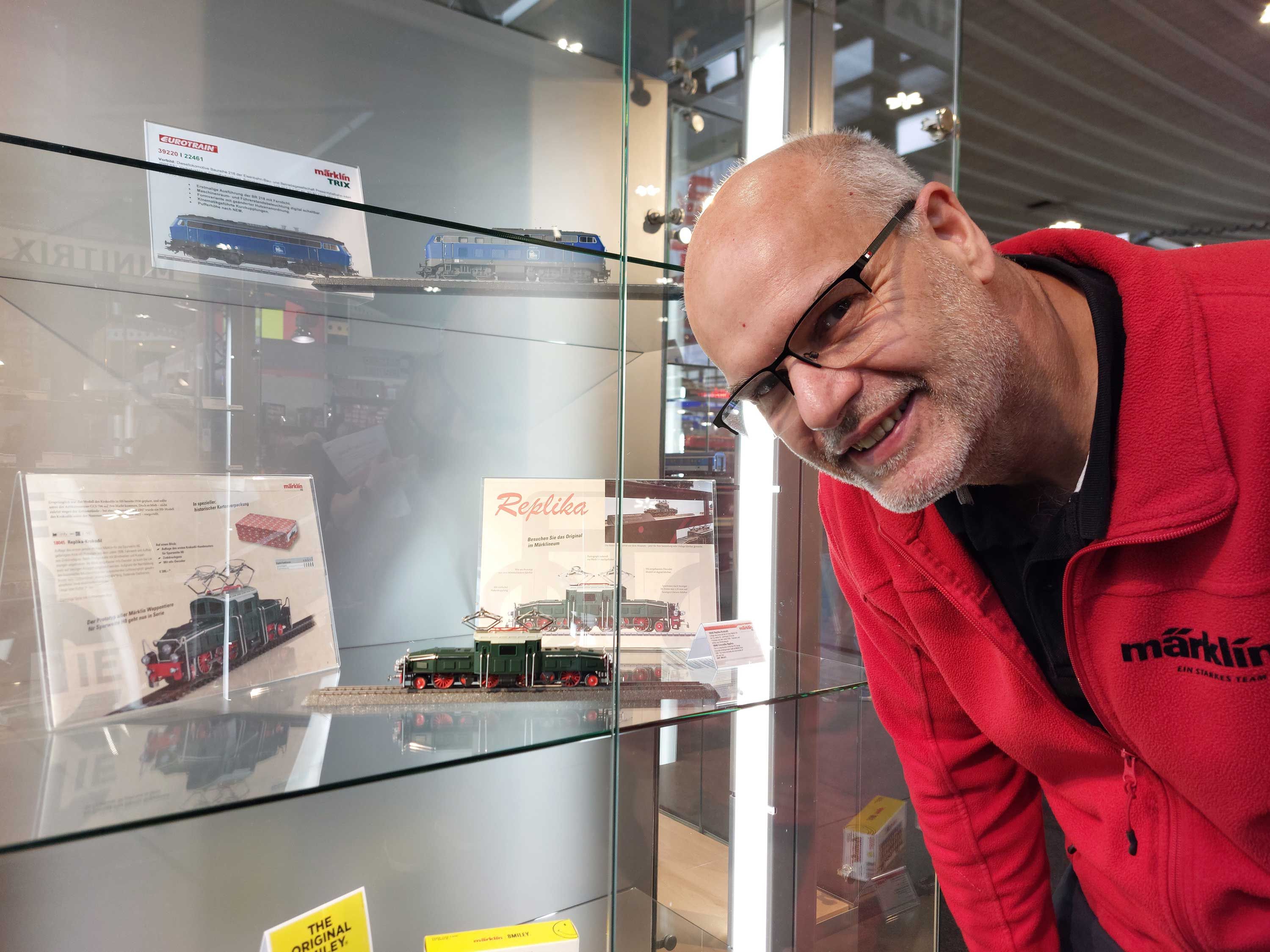 Intermodellbau 2024: Das Replika-Krokodil von Märklin