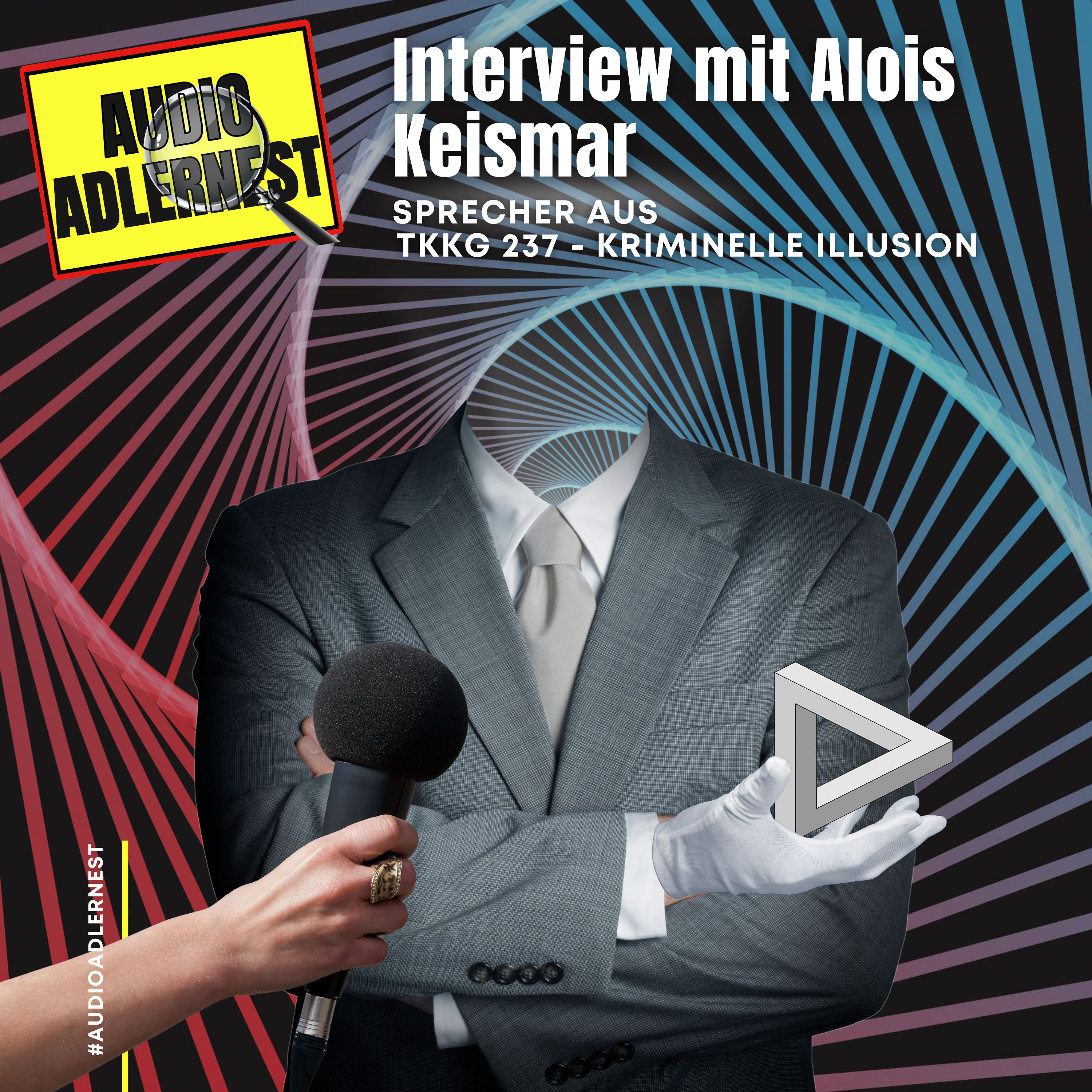 Interview mit Alois Keismar aus TKKG 237 - Kriminelle Illusion - Audio Adlernest (#080)