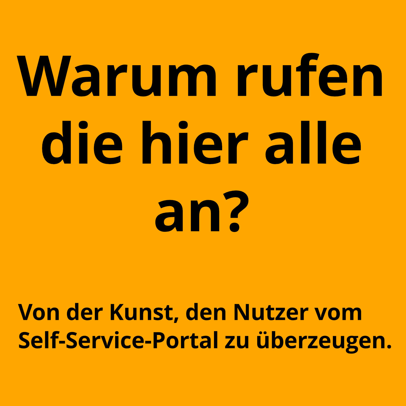IT-Hotline - Fluch oder Segen?
