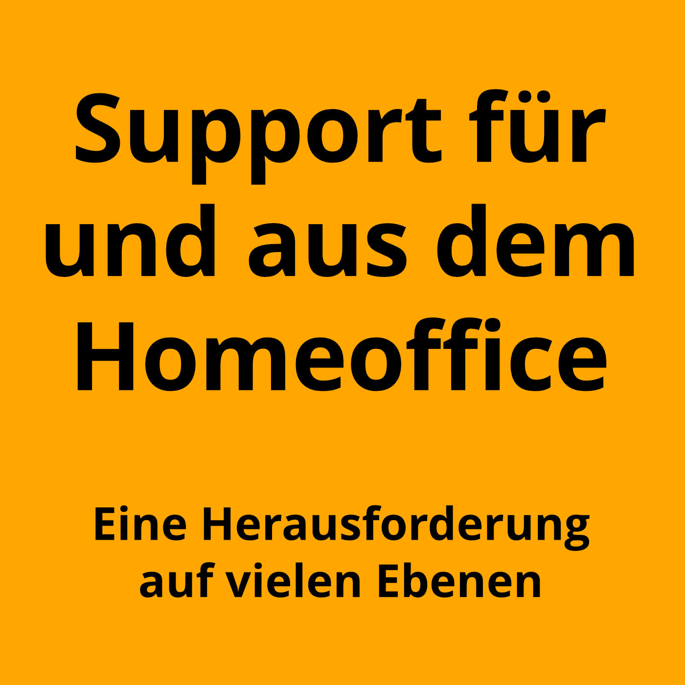 IT-Support aus dem Homeoffice für das Homeoffice