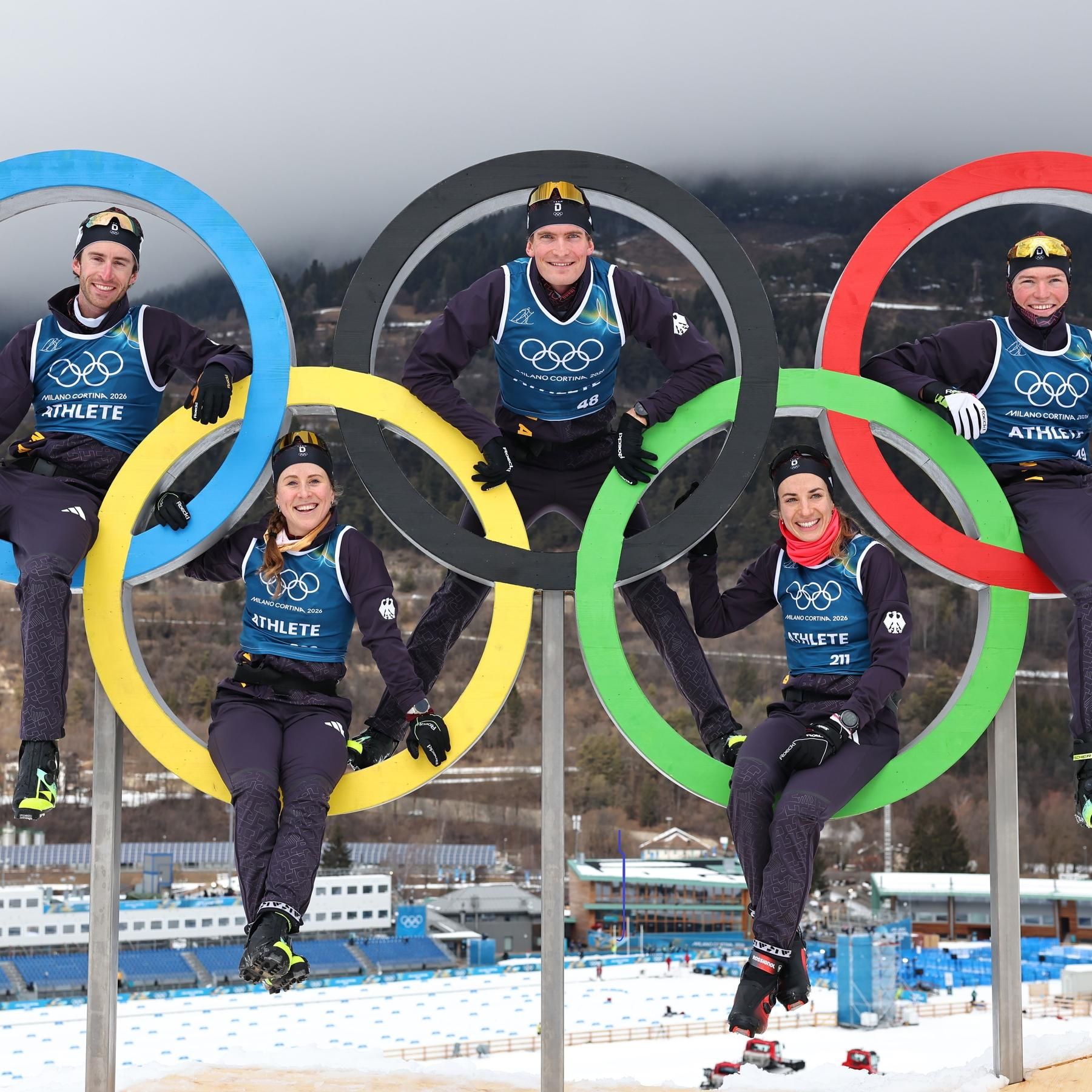 Italienische Party - Olympische Winterspiele beginnen