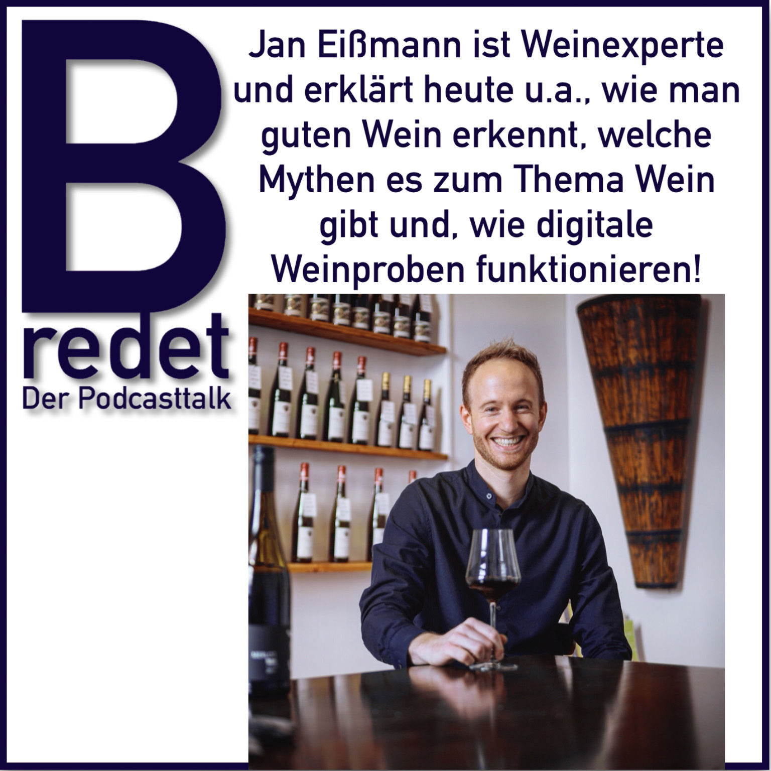 Jan Eißmann ist Weinexperte und räumt evtl. mit Vorurteilen gegenüber Weinen auf & erzählt, wie man guten Wein erkennt.