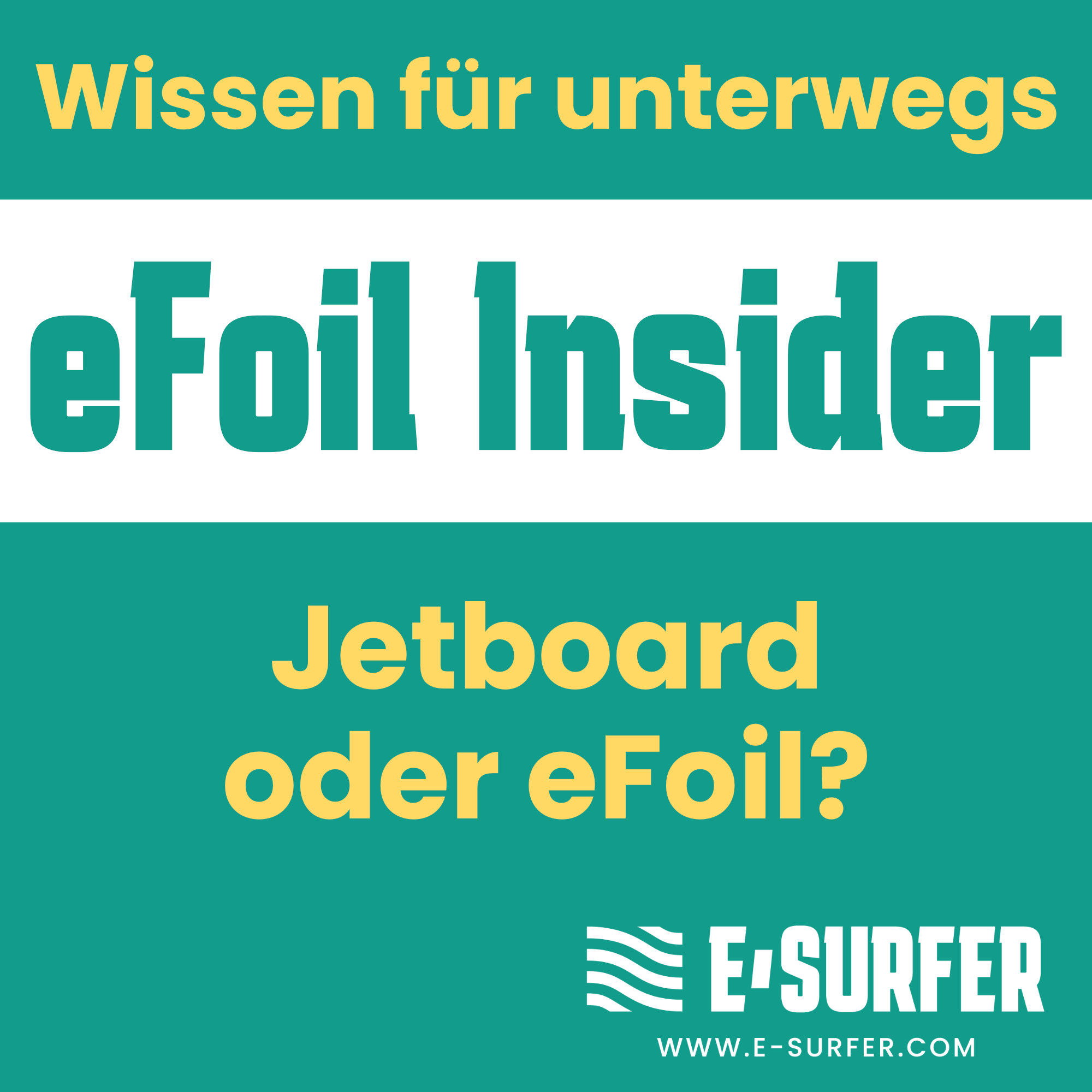 Jetboard oder eFoil - Was ist das beste Elektro Surfbrett für dich