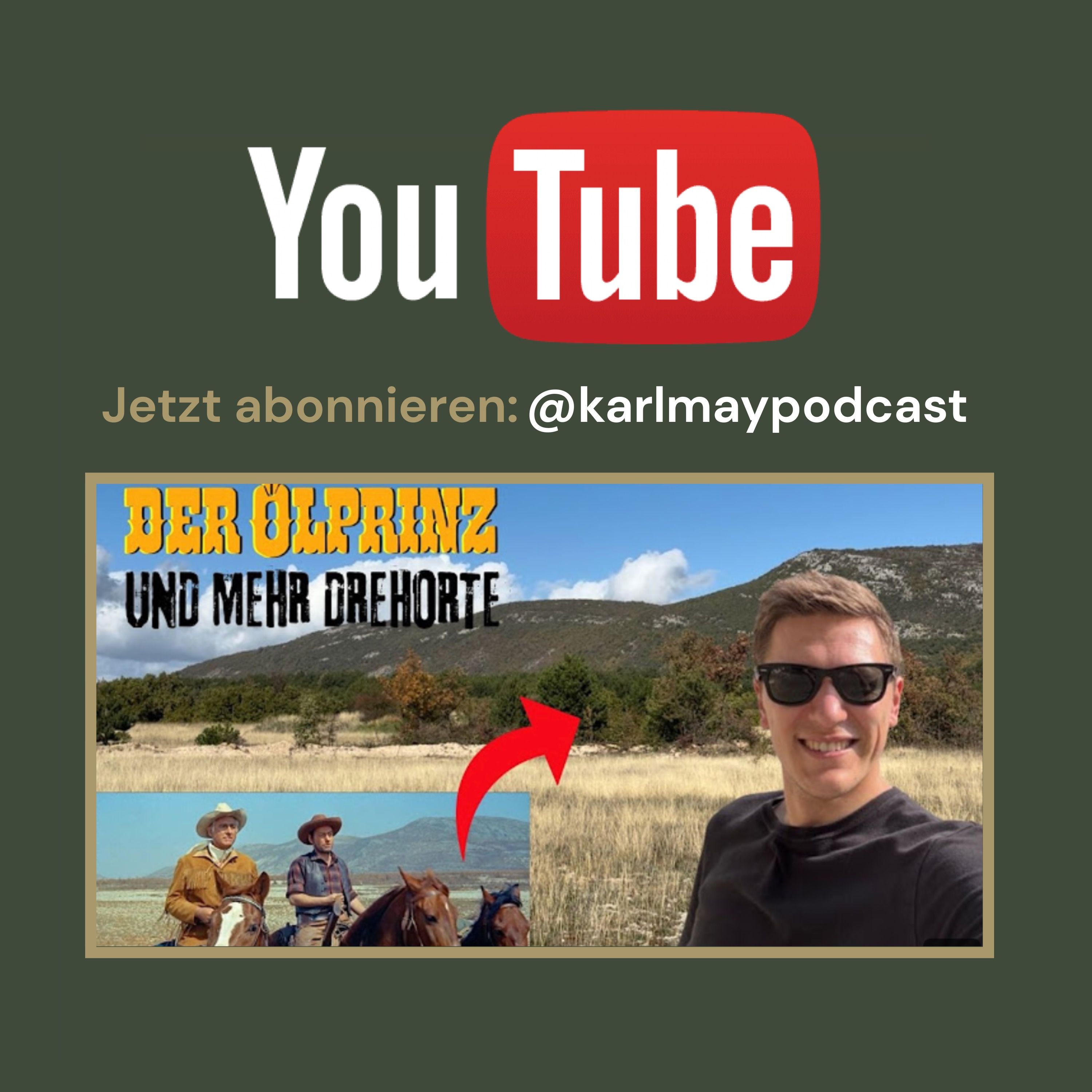 Jetzt unseren YouTube-Kanal abonnieren - Karl-May-Drehorte heute vs. damals & mehr..
