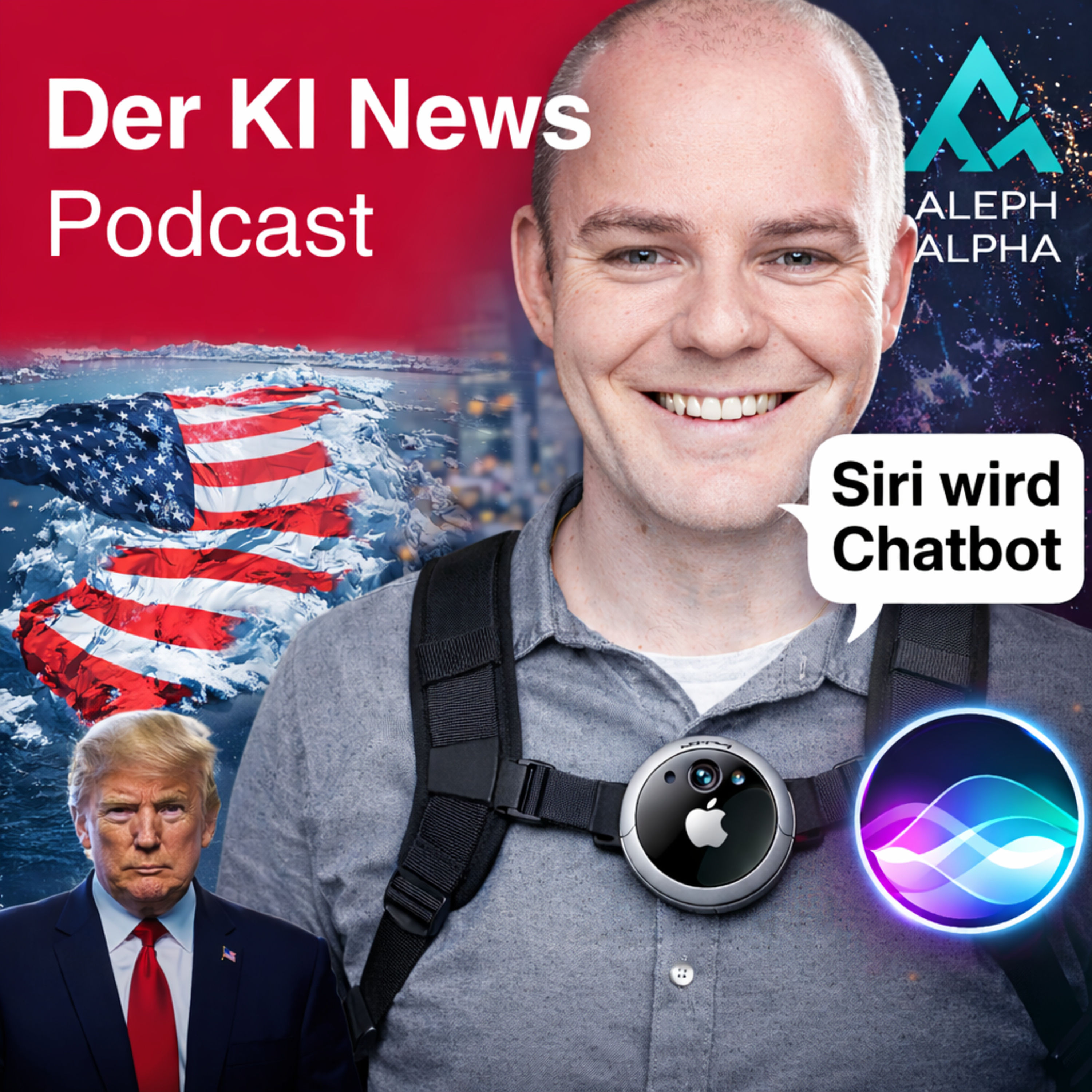 Jonas Andrulis verlässt Aleph Alpha |&nbsp;ChatGPT Altersverifikation |&nbsp;Apples KI Gerät in AirTag Größe |&nbsp;Siri wird ein echter KI Chatbot |&nbsp;Ollama kann Bilder erstellen |&nbsp;ntv KI Wirtschaftspodcast