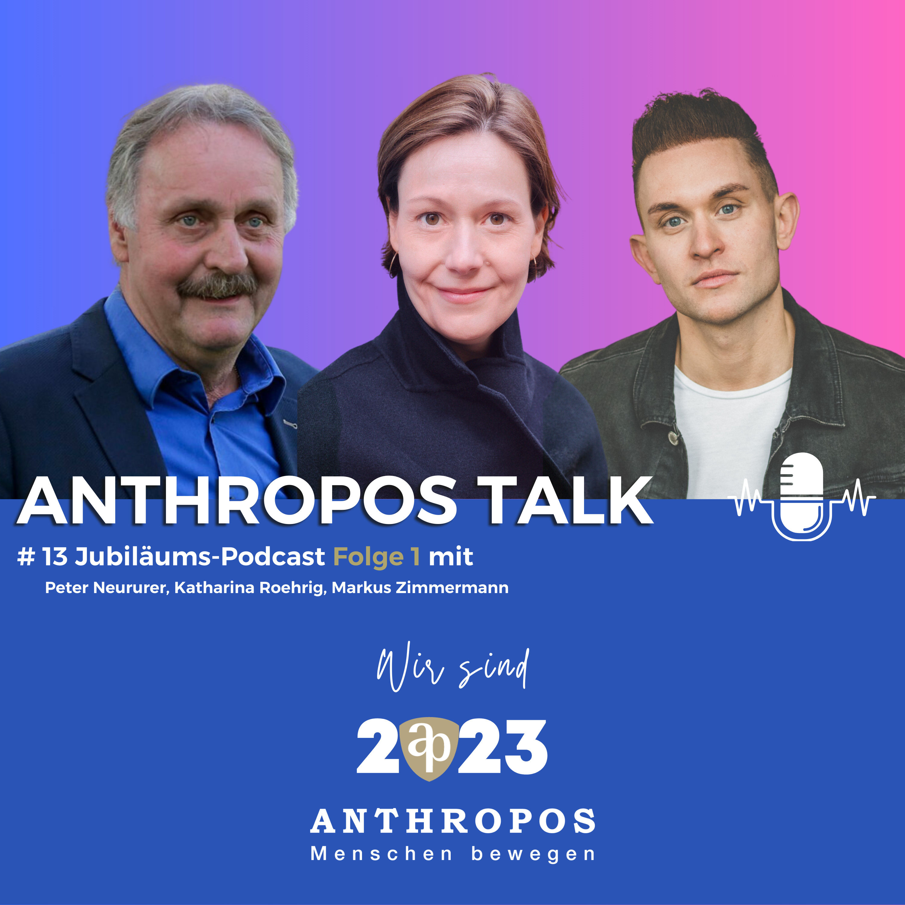 Jubiläums-Podcast Folge 1 mit Katharina Roehrig, Peter Neururer und Markus Zimmermann