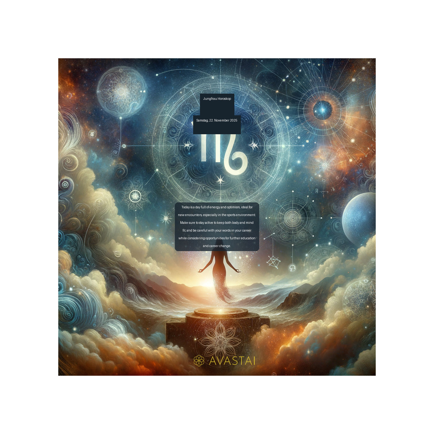Jungfrau Horoskop für den Samstag, 22. November 2025: