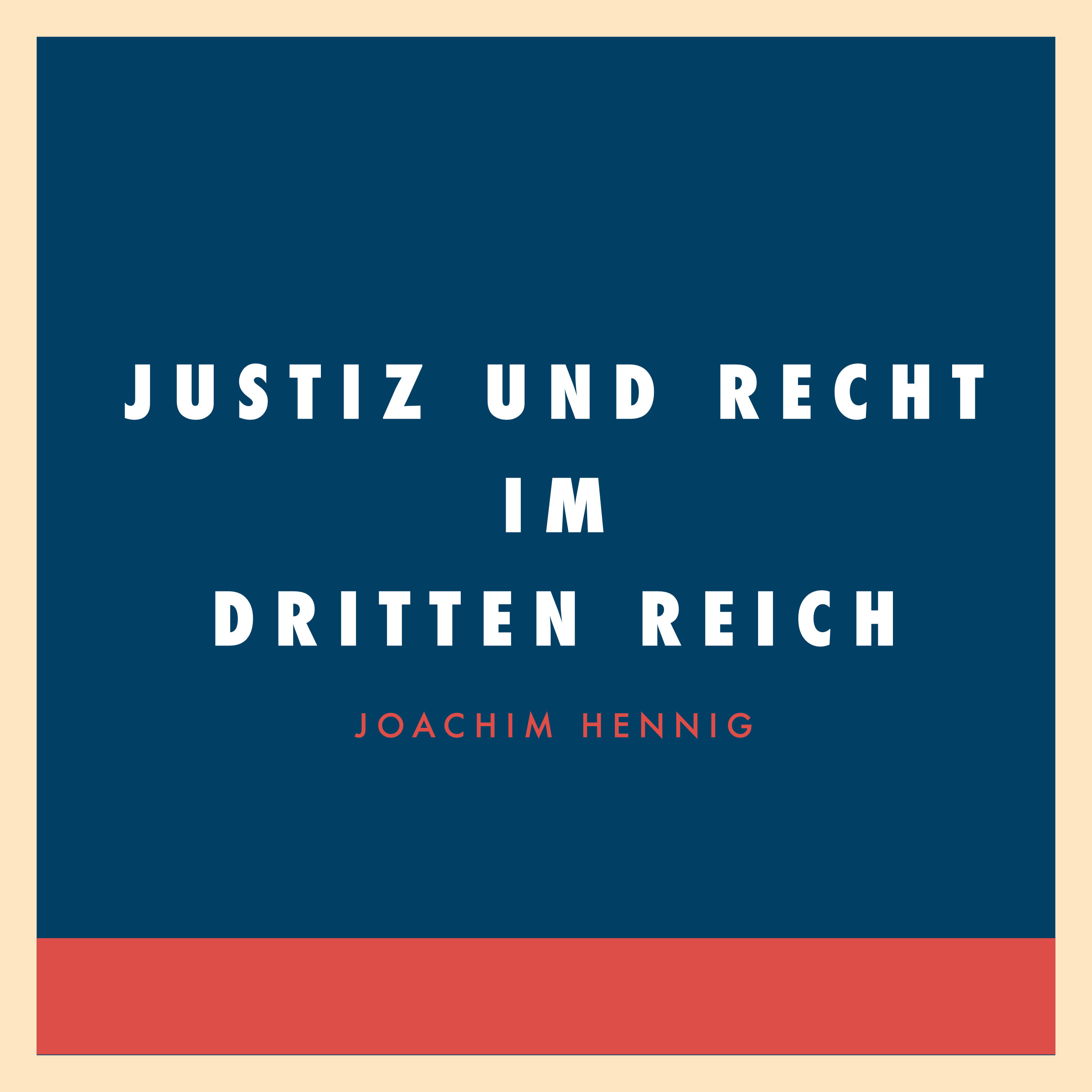 Justiz in der NS-Zeit 1933-1939