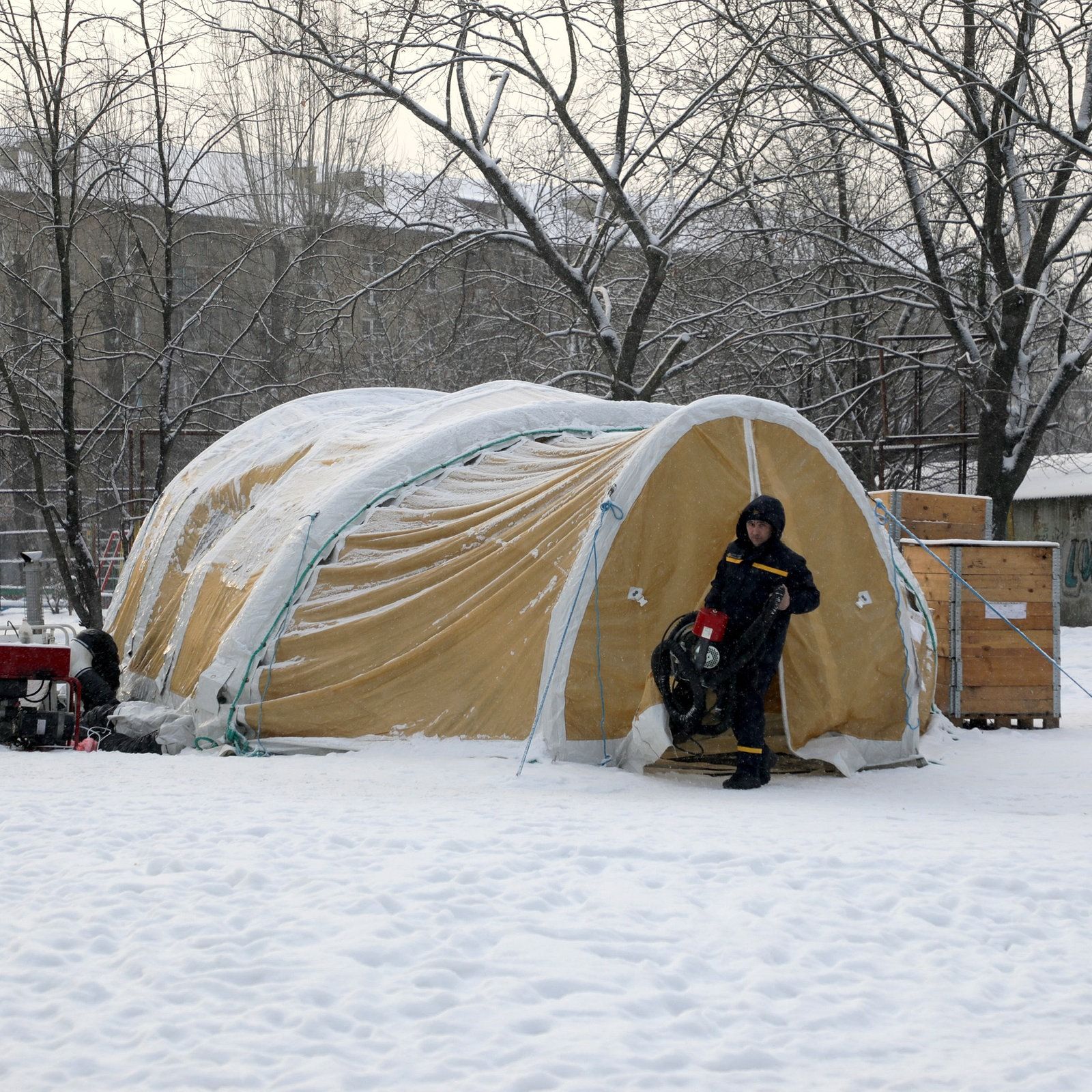 Kälte als Waffe: Bundesregierung wirft Russland Kriegsverbrechen vor