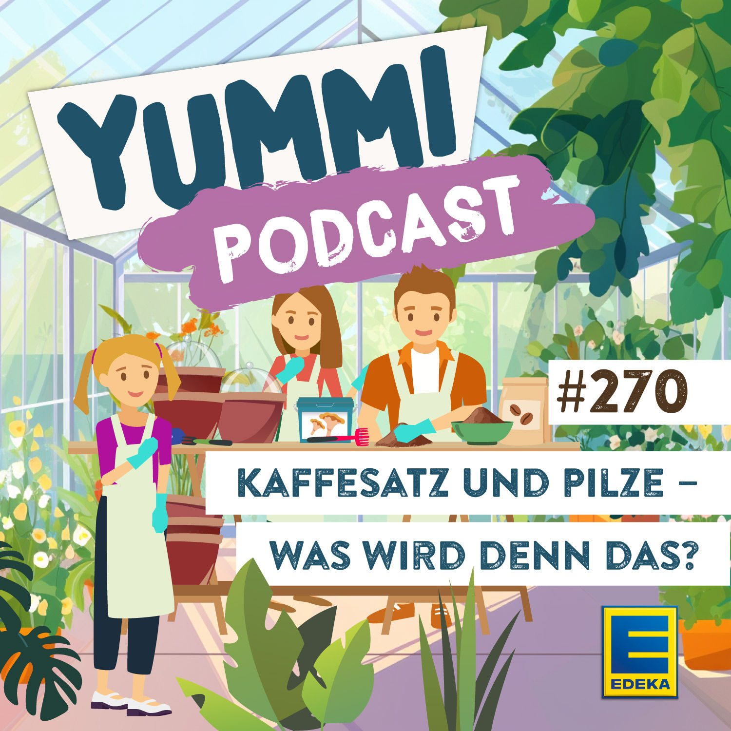 Kaffeesatz und Pilze – Was wird denn das?