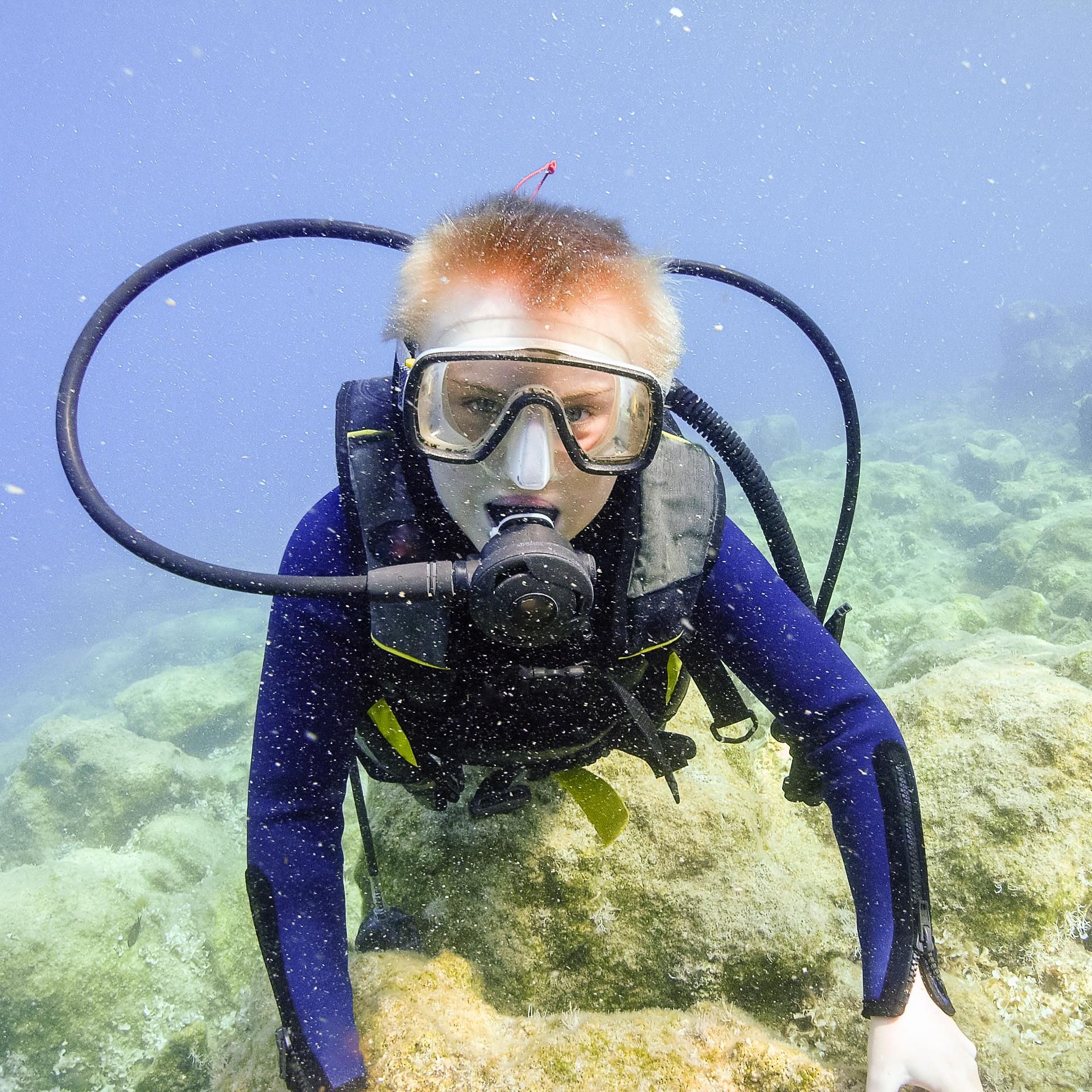 Kakadu - bei euch - Lennard lernt tauchen