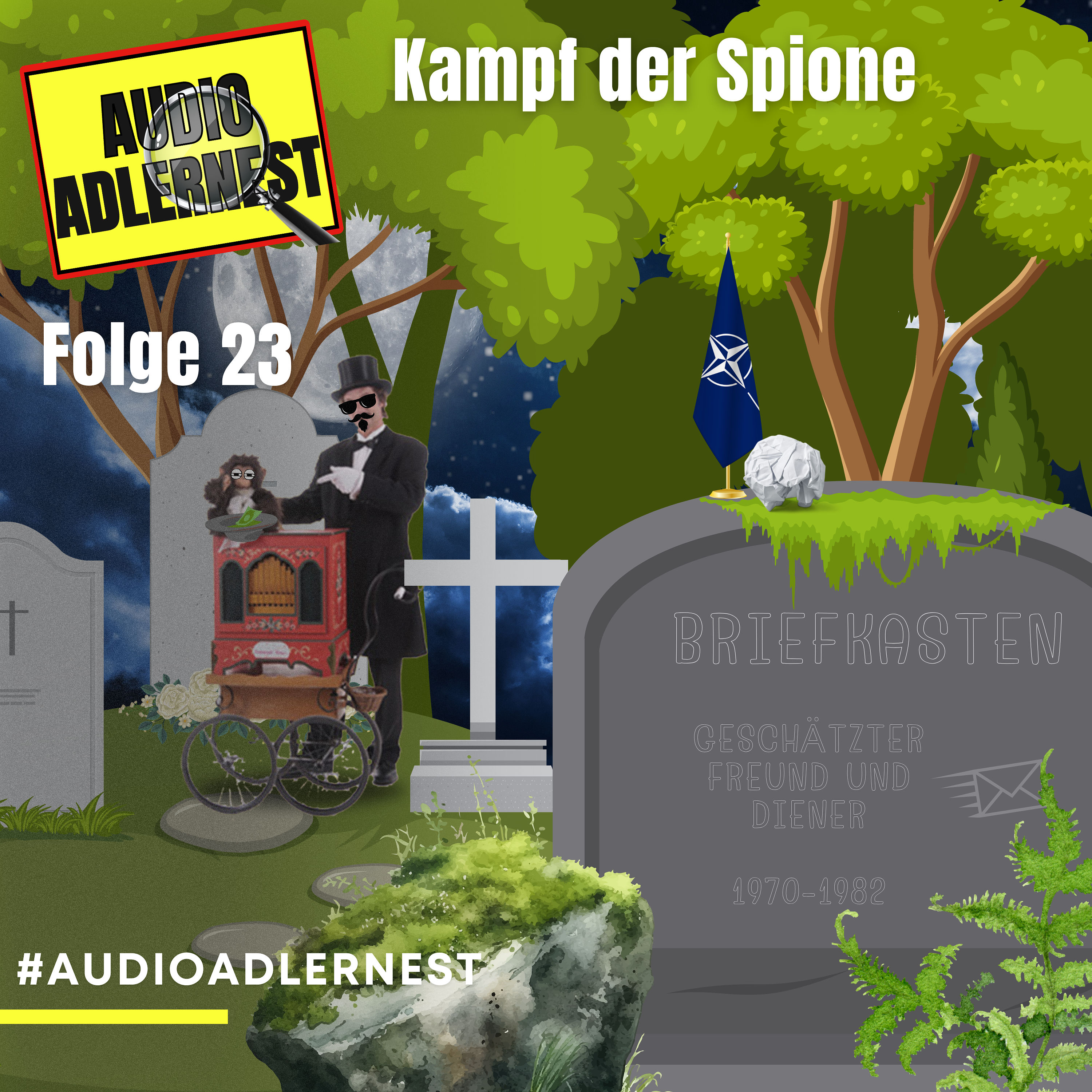 Kampf der Spione - TKKG Folge 23 - Audio Adlernest (#055)