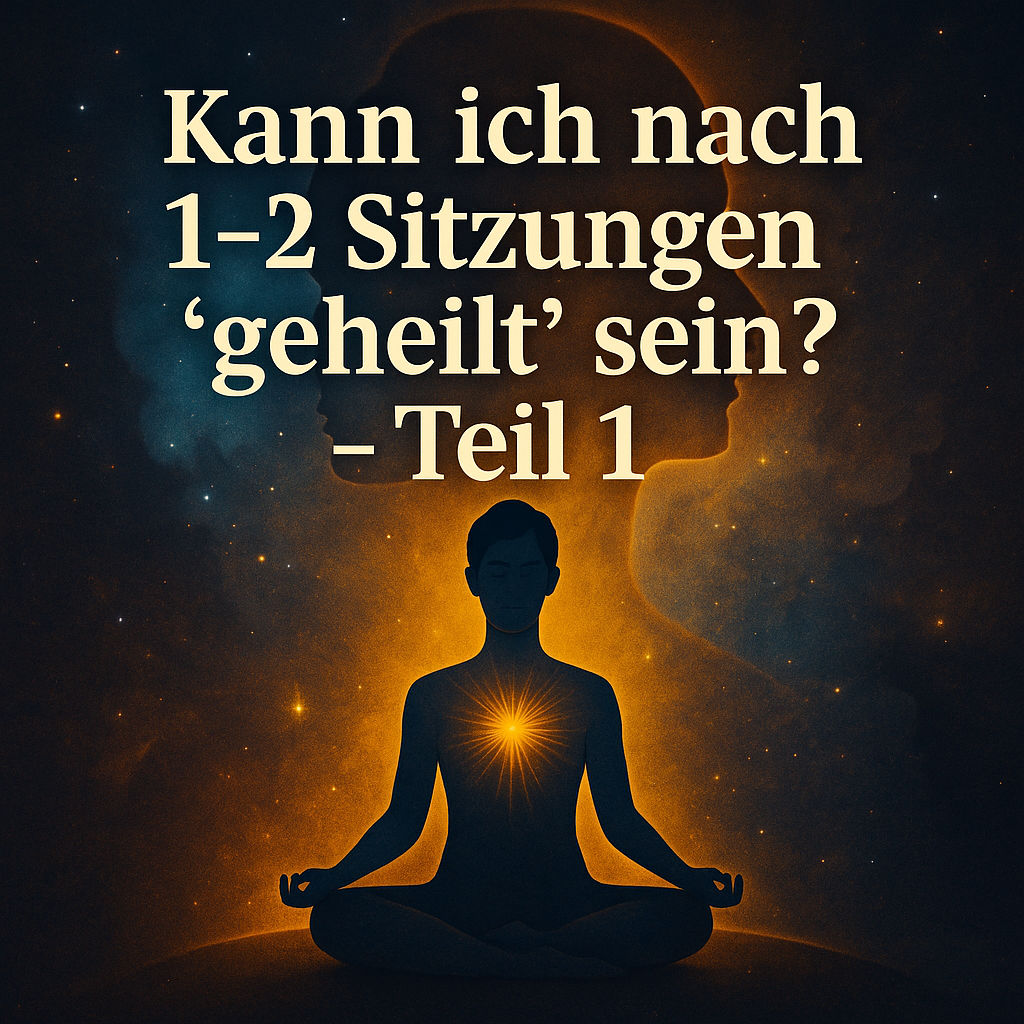 Kann ich nach 1-2 Sitzungen "geheilt" sein? - Teil 1