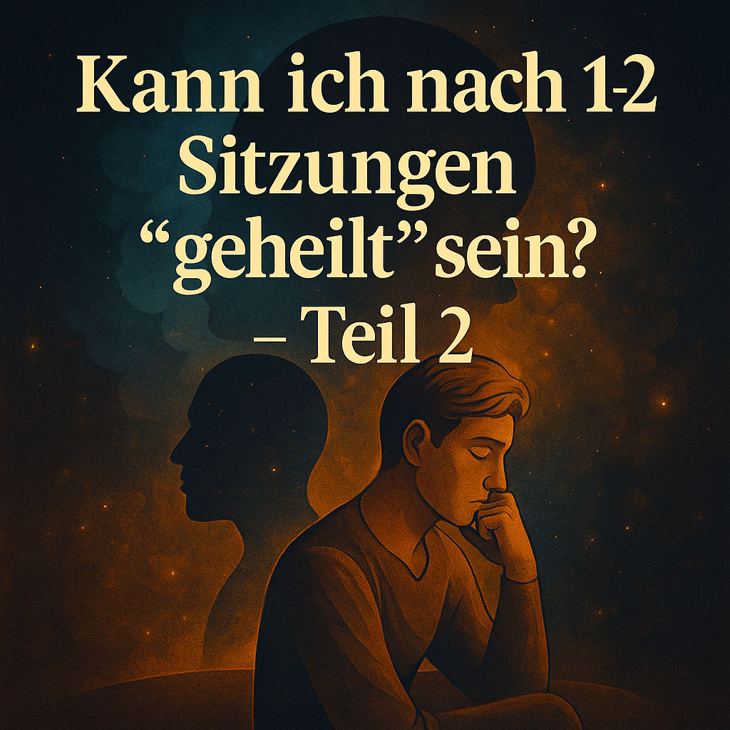 Kann ich nach 1-2 Sitzungen "geheilt" sein? - Teil 2