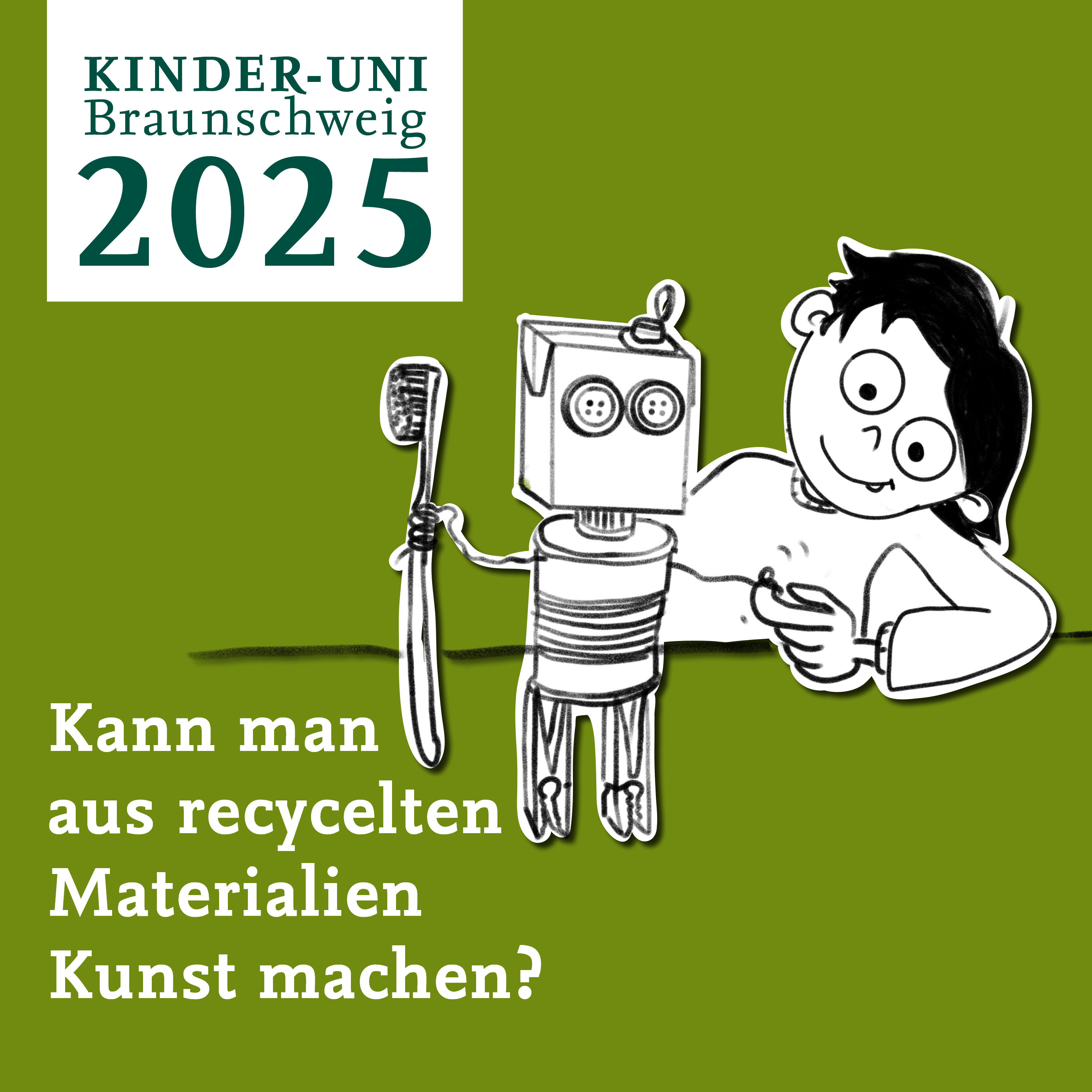Kann man aus recycelten Materialien Kunst machen?