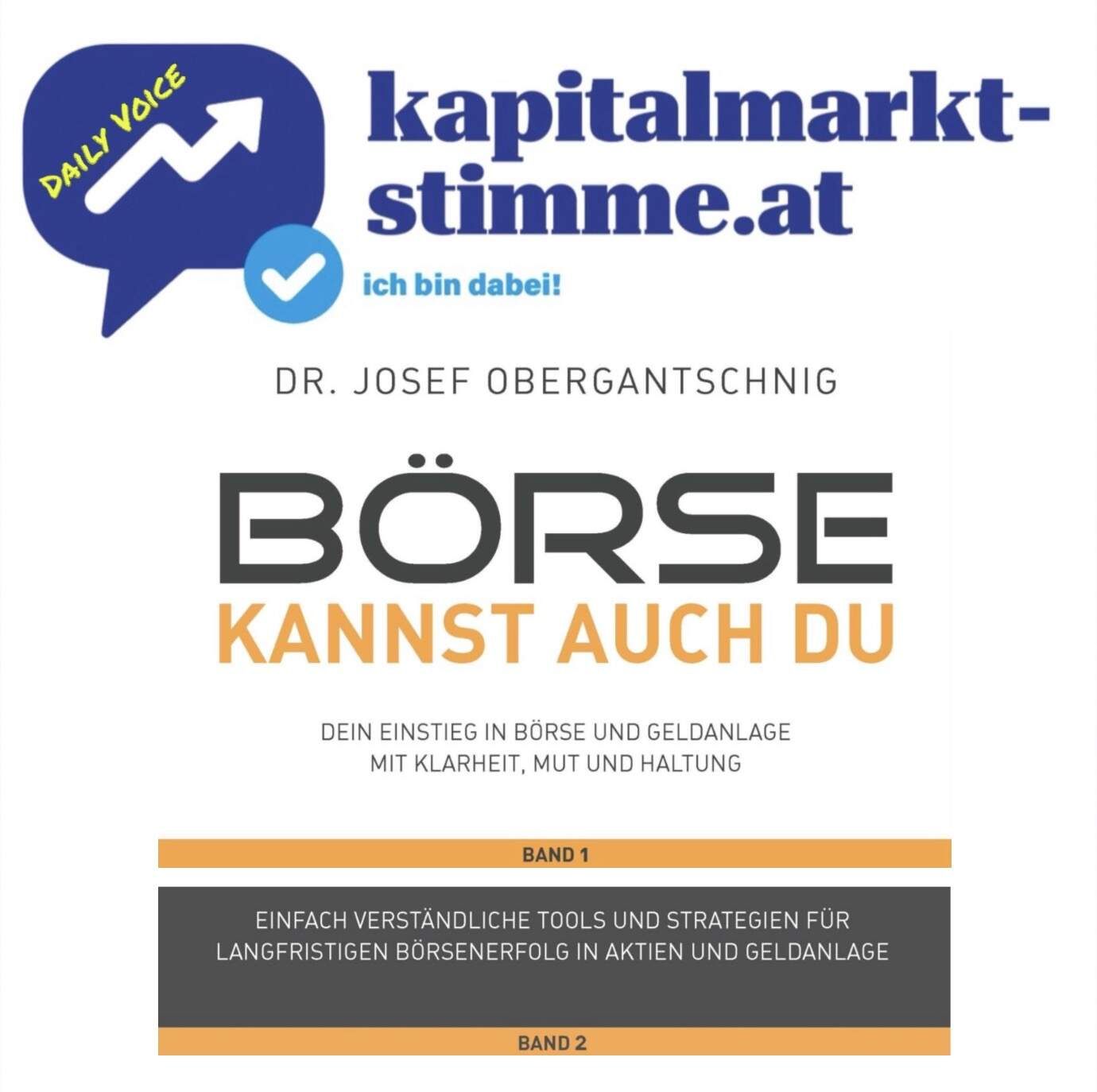 kapitalmarkt-stimme.at daily voice: Börse kannst auch du - audio-cd.at-Sprecher Josef Obergantschnig bringt Buchband-Reihe als Rollenspiel