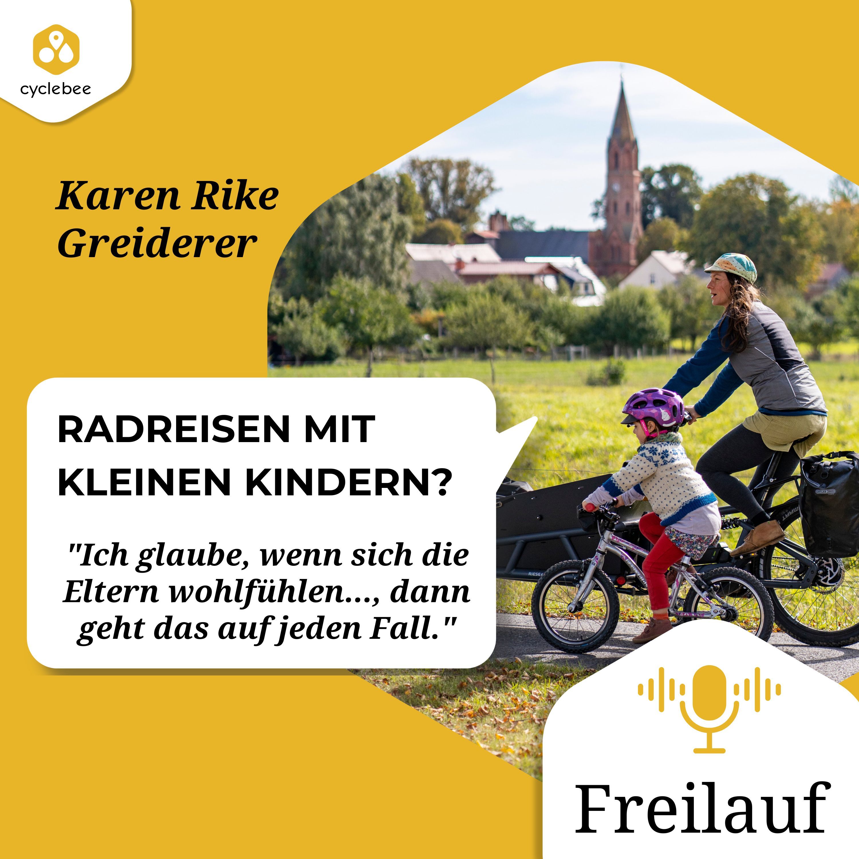 Karen Greiderer: Familie auf Tour - Radreisen mit kleinen Kindern