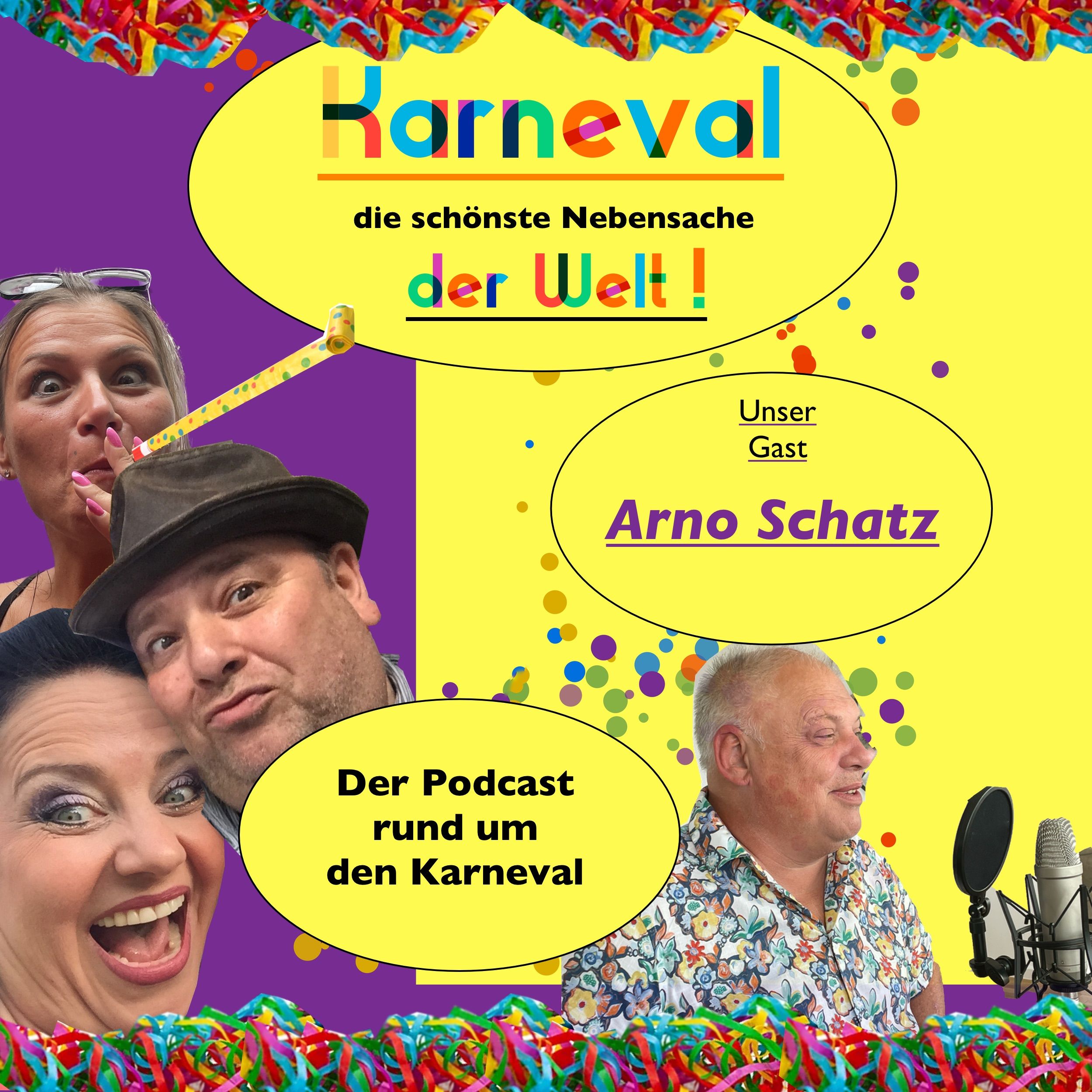 Karneval mit seinen Paparazzis und Rhabarber