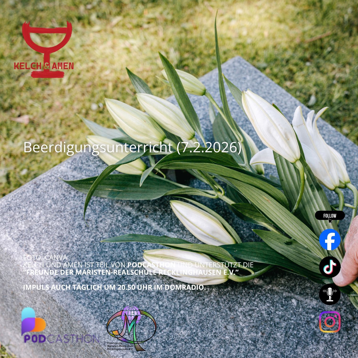 Kelch und Amen - Beerdigungsunterricht (7.2.2026)