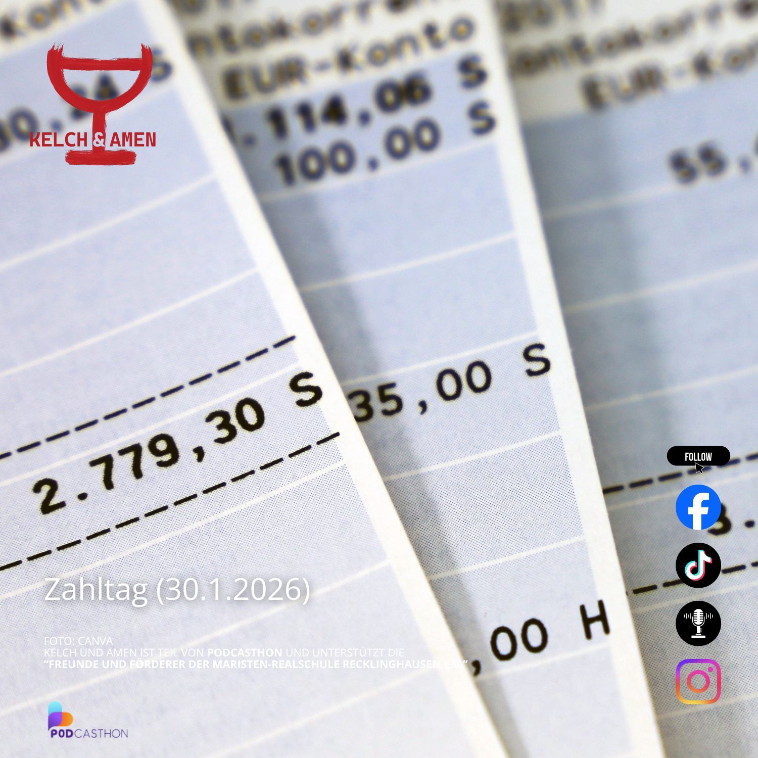Kelch und Amen - Zahltag (30.1.2026)