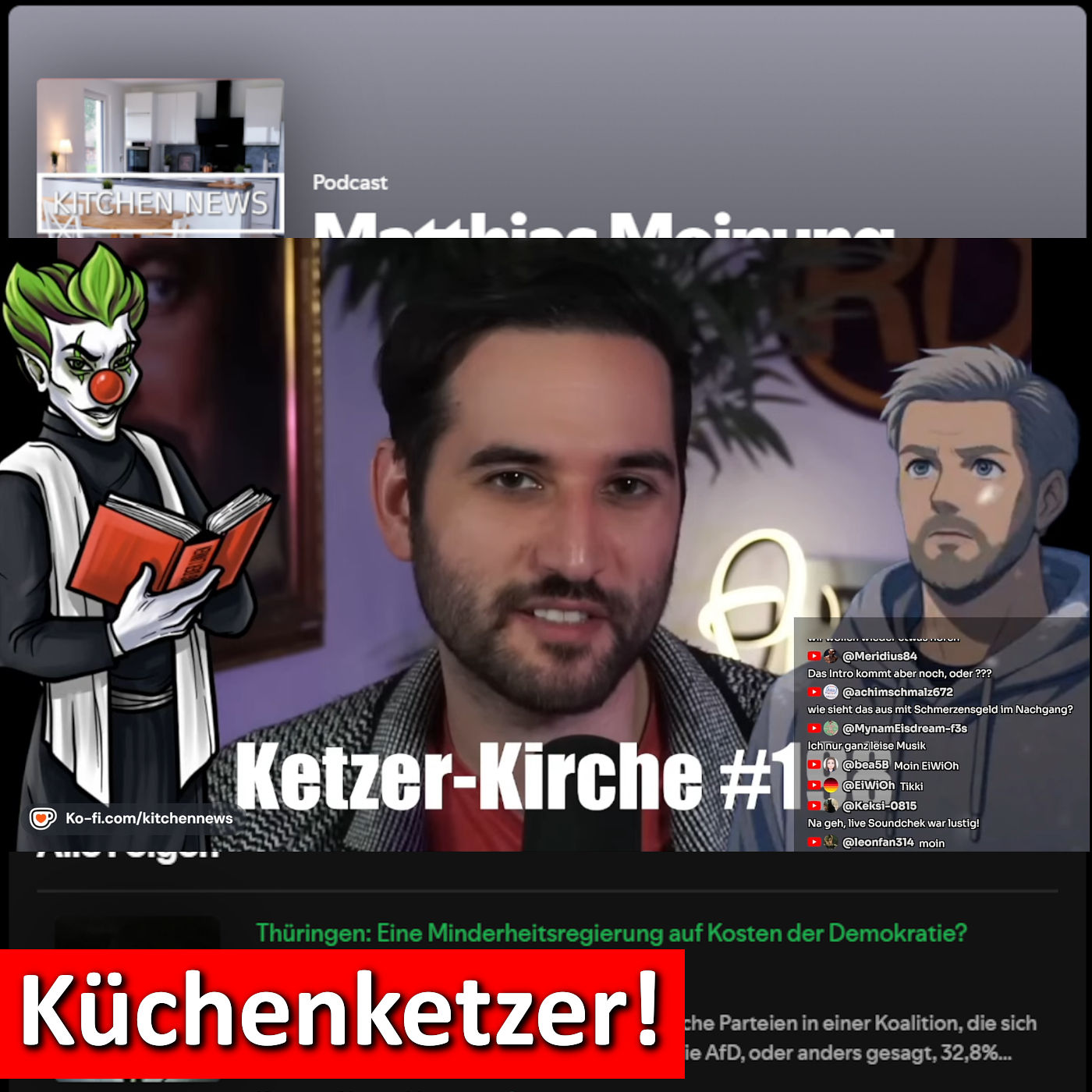 Ketzerküche: Podcast mit Clowni - Dara und die Russlandbeweise zu Berlin