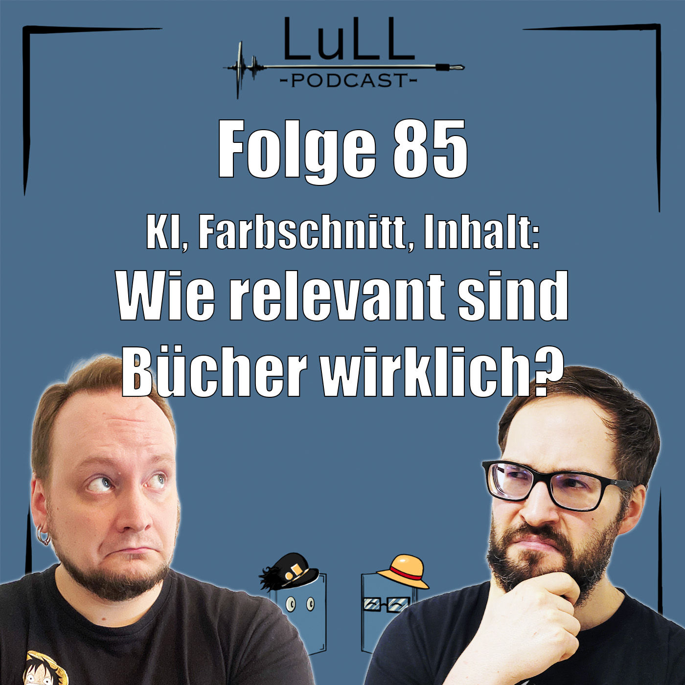 KI, Farbschnitt, Inhalt: Wie relevant sind Bücher wirklich?