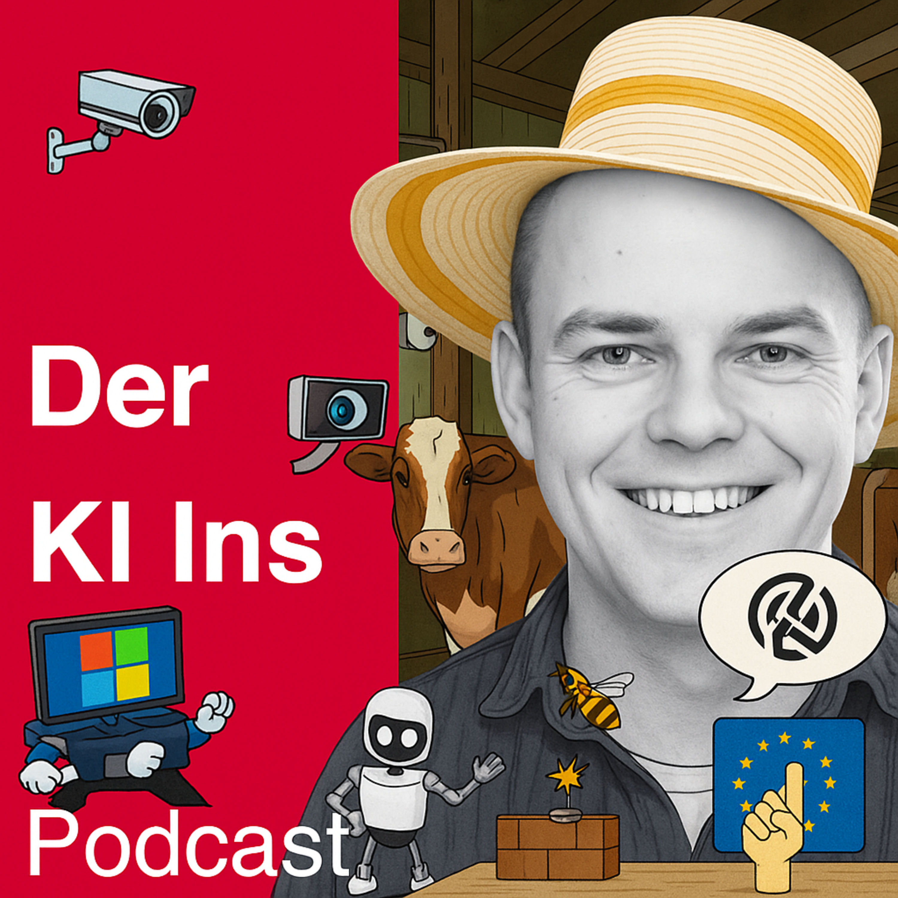 KI im Kuhstall 🐄 | Polizei offen für KI 👮 | Digitalministerium prüft Microsoft-Rausschmiss 💻 | Meta & Midjourney 🖼️ | Grok 2 zum Download | Grindr KI-Features | Postillon: AEG Futchelmaschine 🐝