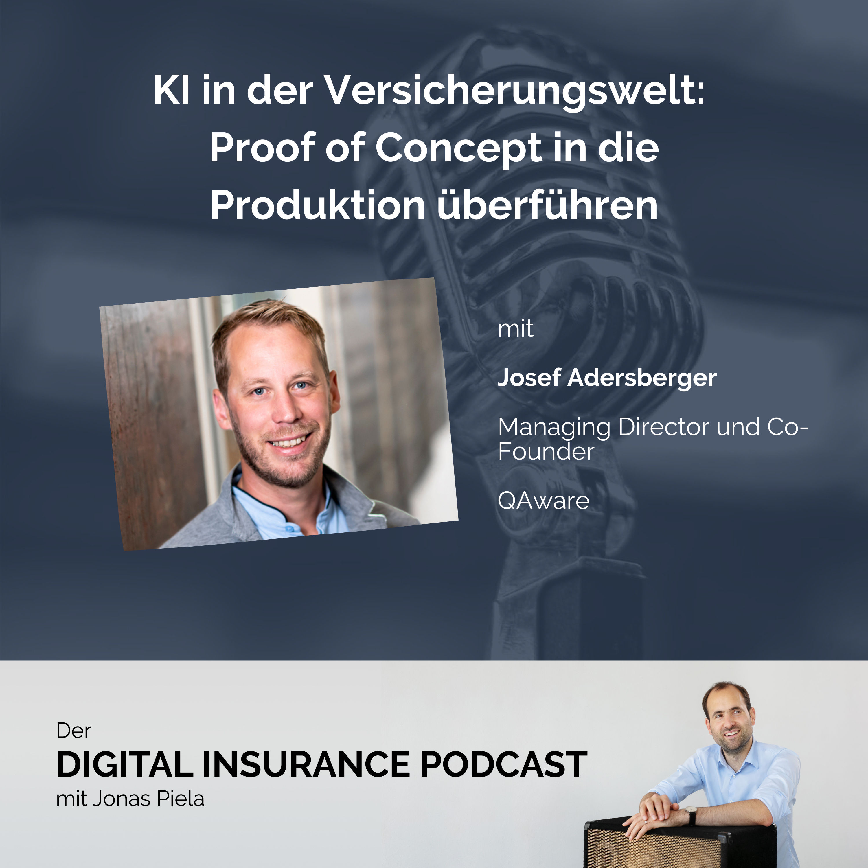 KI in der Versicherungswelt: Proof of Concept in die Produktion überführen - mit Josef Adersberger