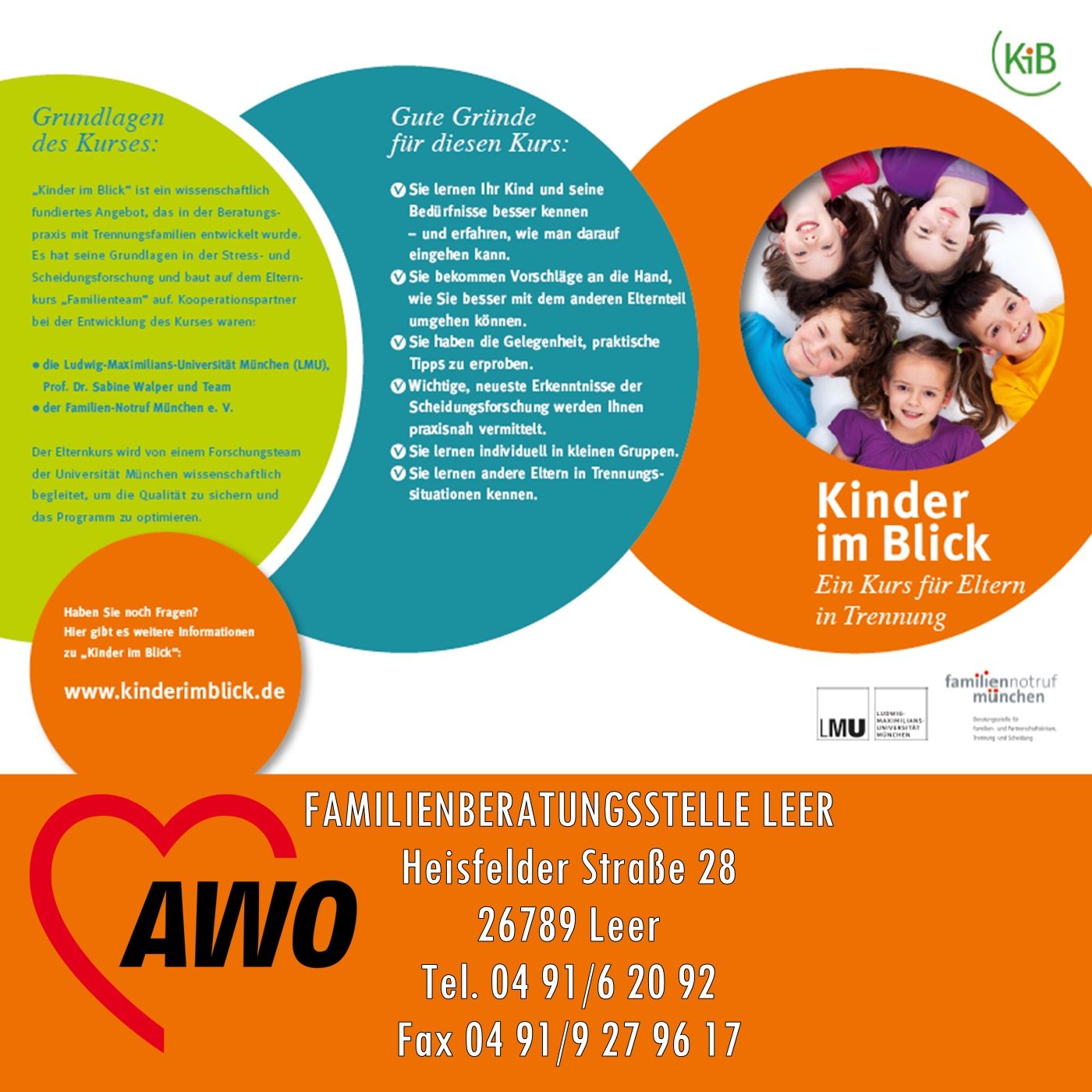 Kinder im Blick - Ein Kurs für Eltern in Trennung