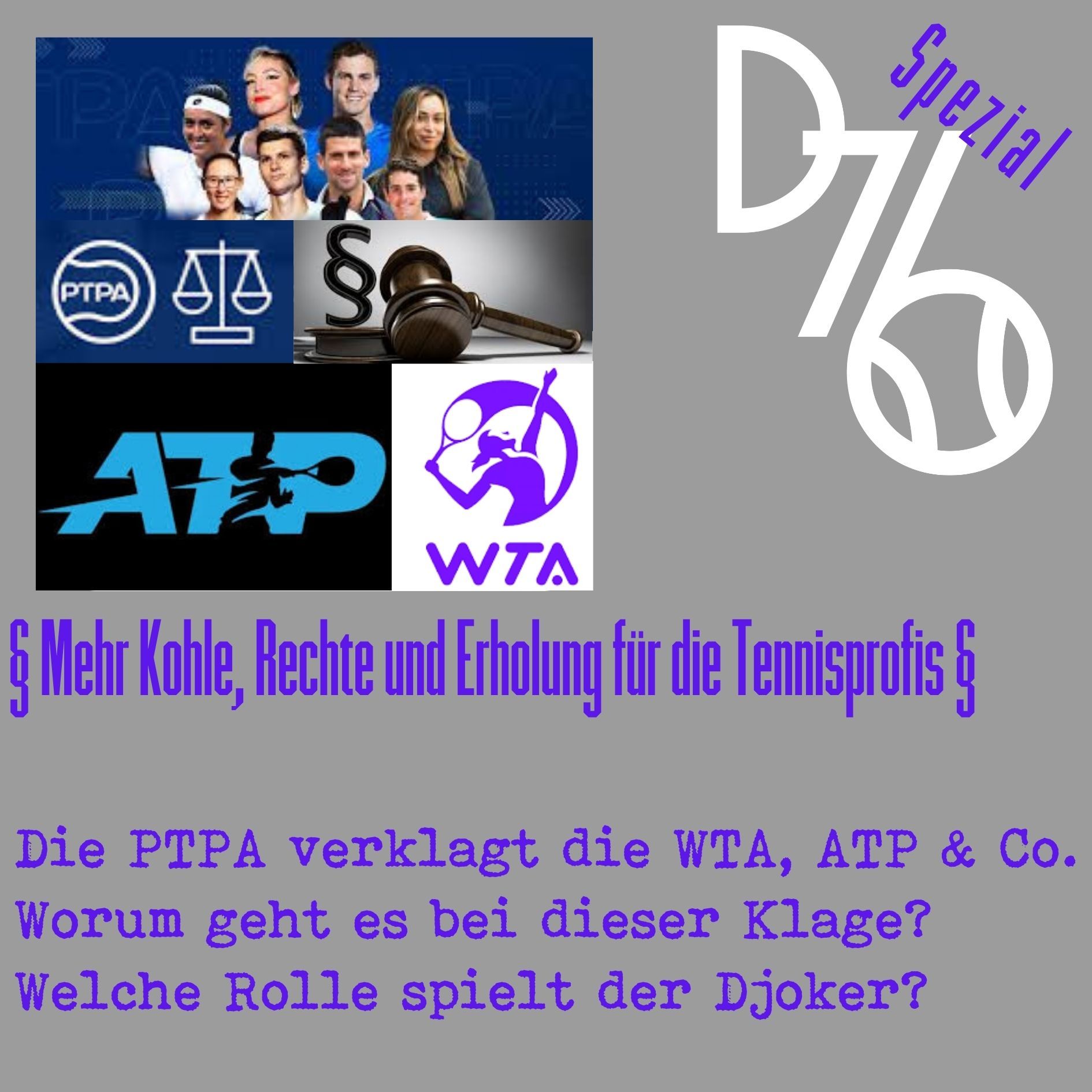 Klage gegen die ATP, WTA - worum geht es?