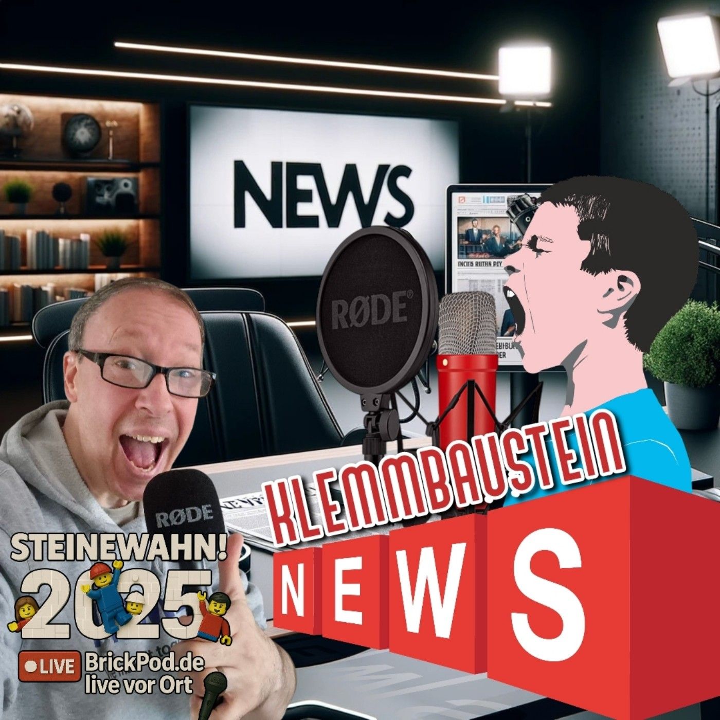 Klemmbaustein Nachrichten 26.09.2025 live vom SteineWAHN Berlin