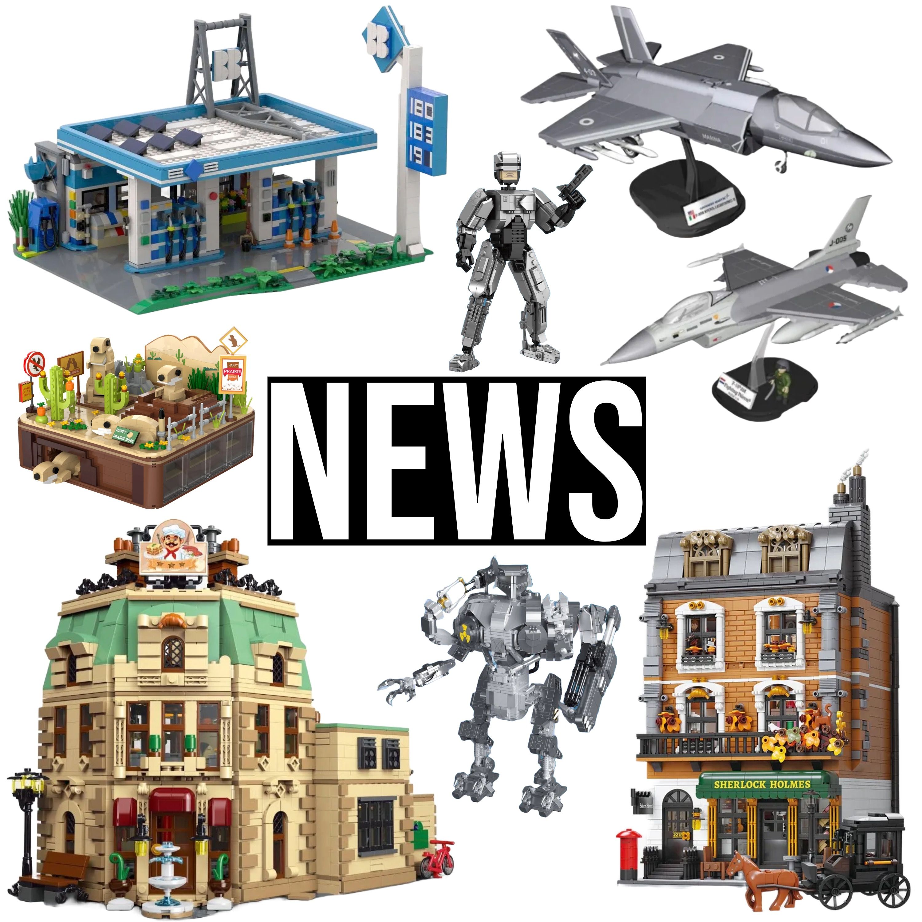 Klemmbaustein News 164: BlueBrixx, Cobi, Lumibricks, CaDA, MOCs der Woche und mehr