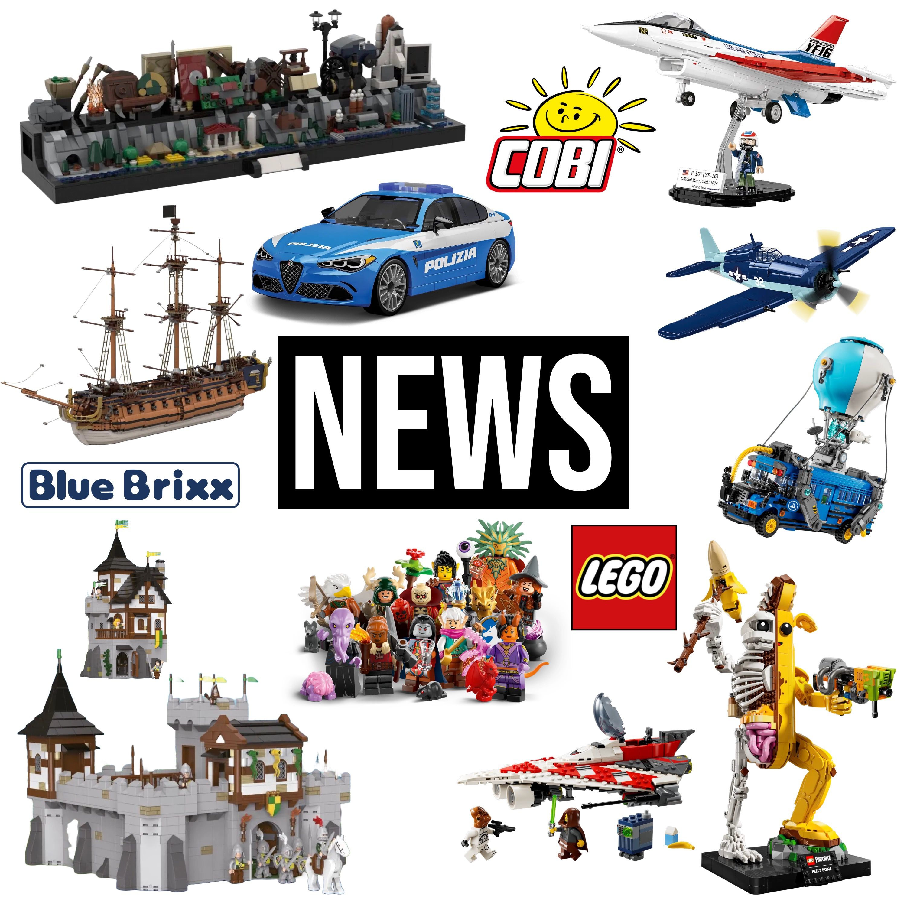 Klemmbaustein News 173: BlueBrixx, LEGO, Cobi, Pantasy, MOCs der Woche und mehr