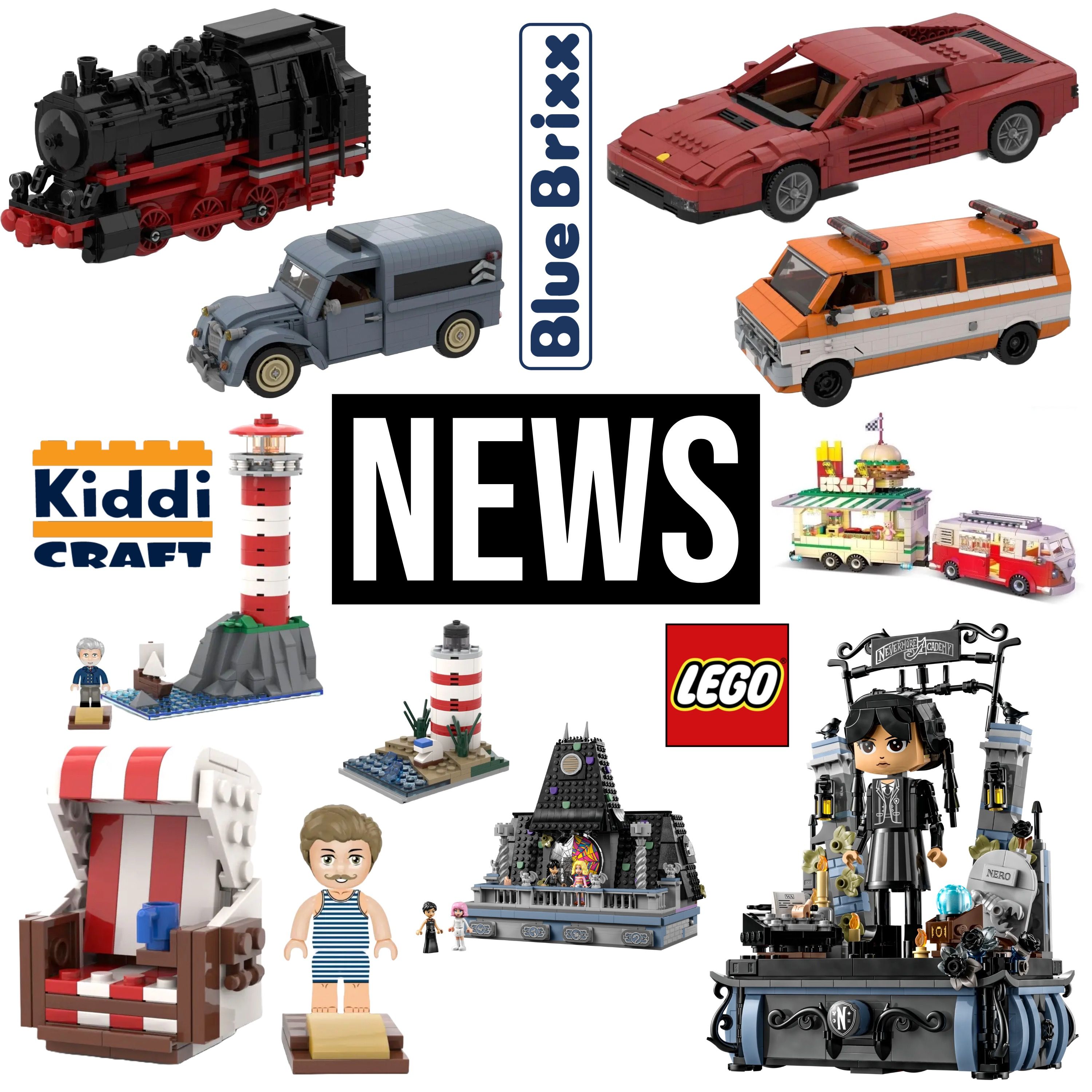 Klemmbaustein News 180: BlueBrixx, LEGO, Kiddicraft, Mould King, MOCs und mehr