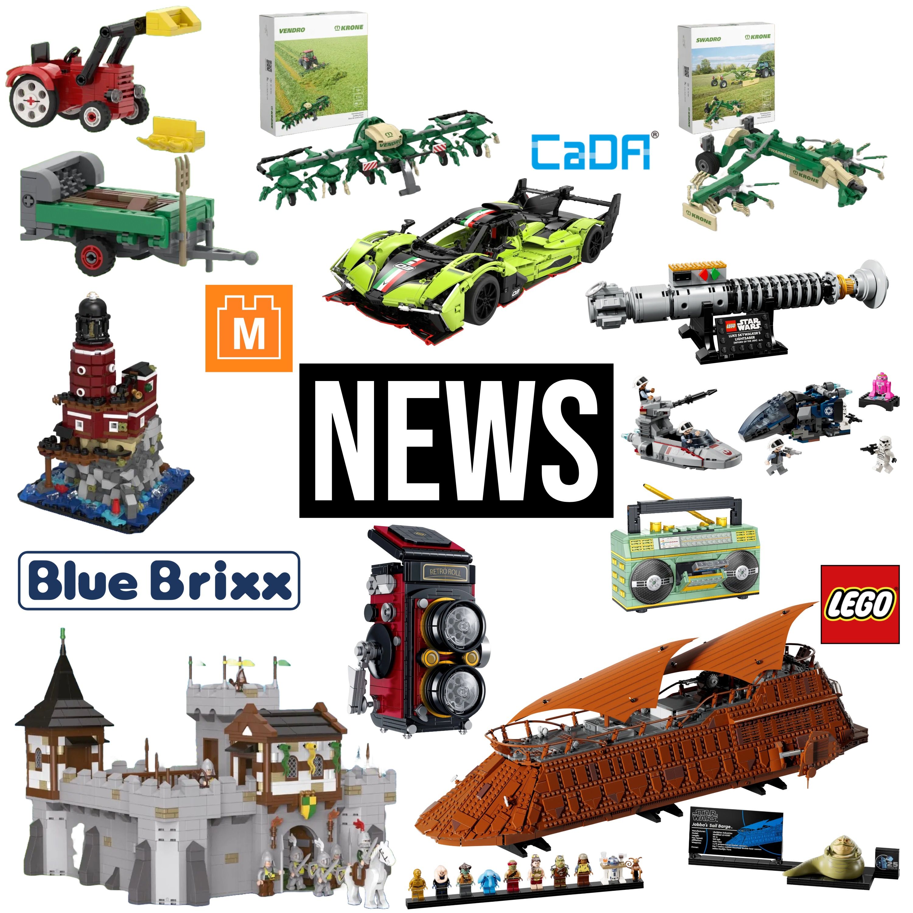Klemmbaustein News 181: BlueBrixx, LEGO, CaDA, Mould King, MOCs der Woche und mehr