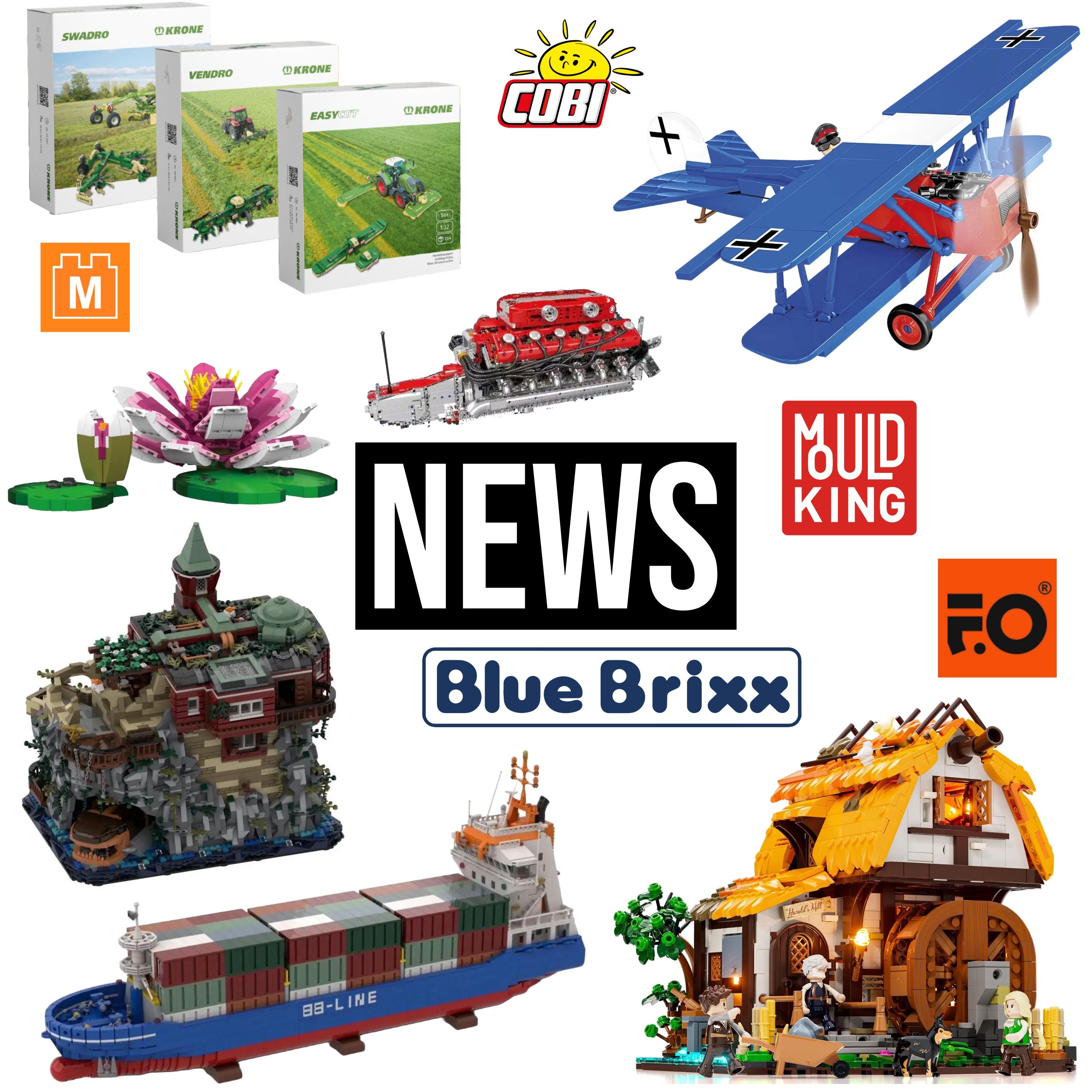 Klemmbaustein News 192: BlueBrixx, Cobi, Lumibricks, Mould King, MOCs und mehr