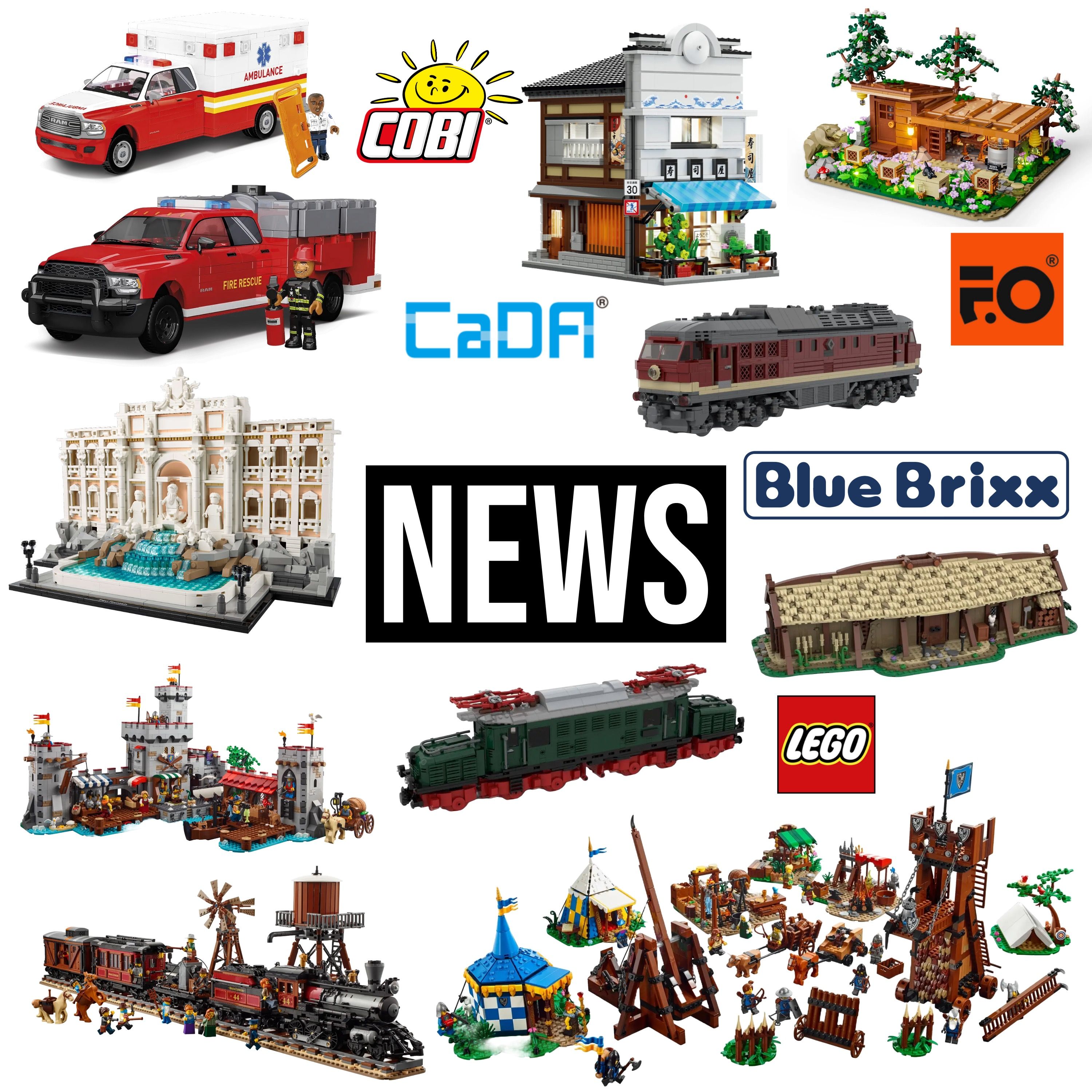 Klemmbaustein News 195: BlueBrixx, LEGO, Cobi, CaDA, MOCs der Woche und mehr