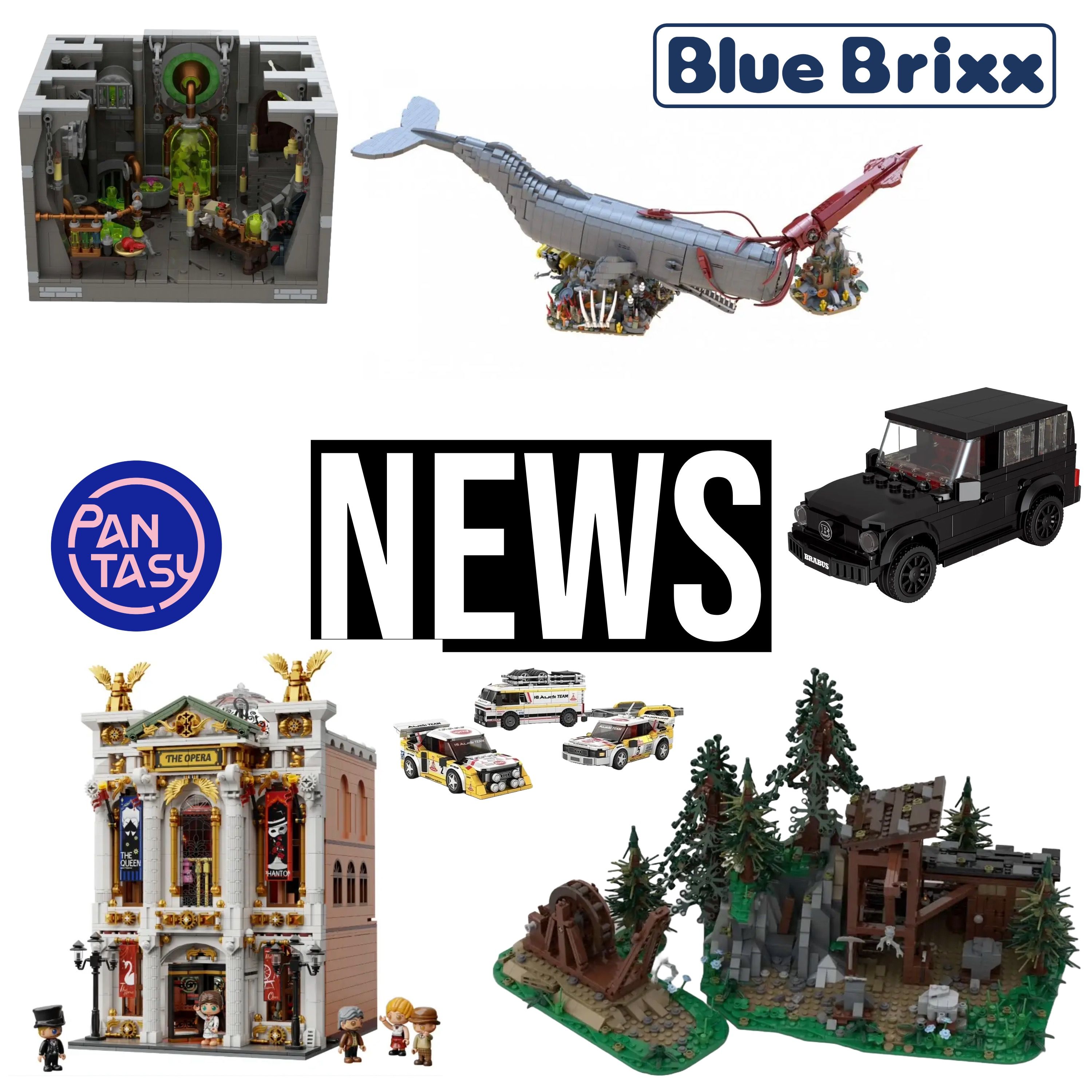 Klemmbaustein News 204: Neue Sets von BlueBrixx, Lumibricks, Pantasy, BAKA, MOCs der Woche und mehr