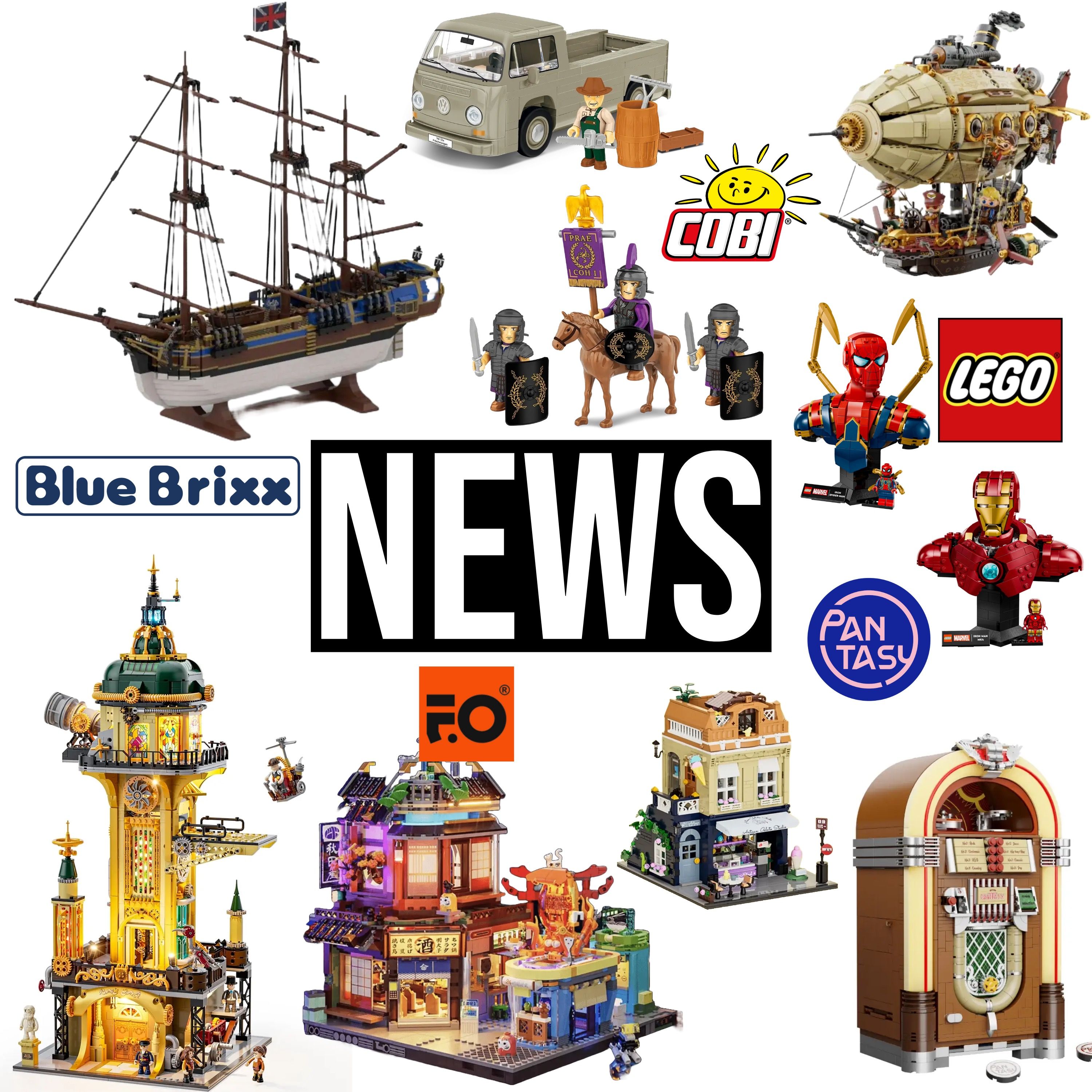 Klemmbaustein News 208: Neue Sets von BlueBrixx, LEGO, Cobi, CaDA, MOCs der Woche und mehr