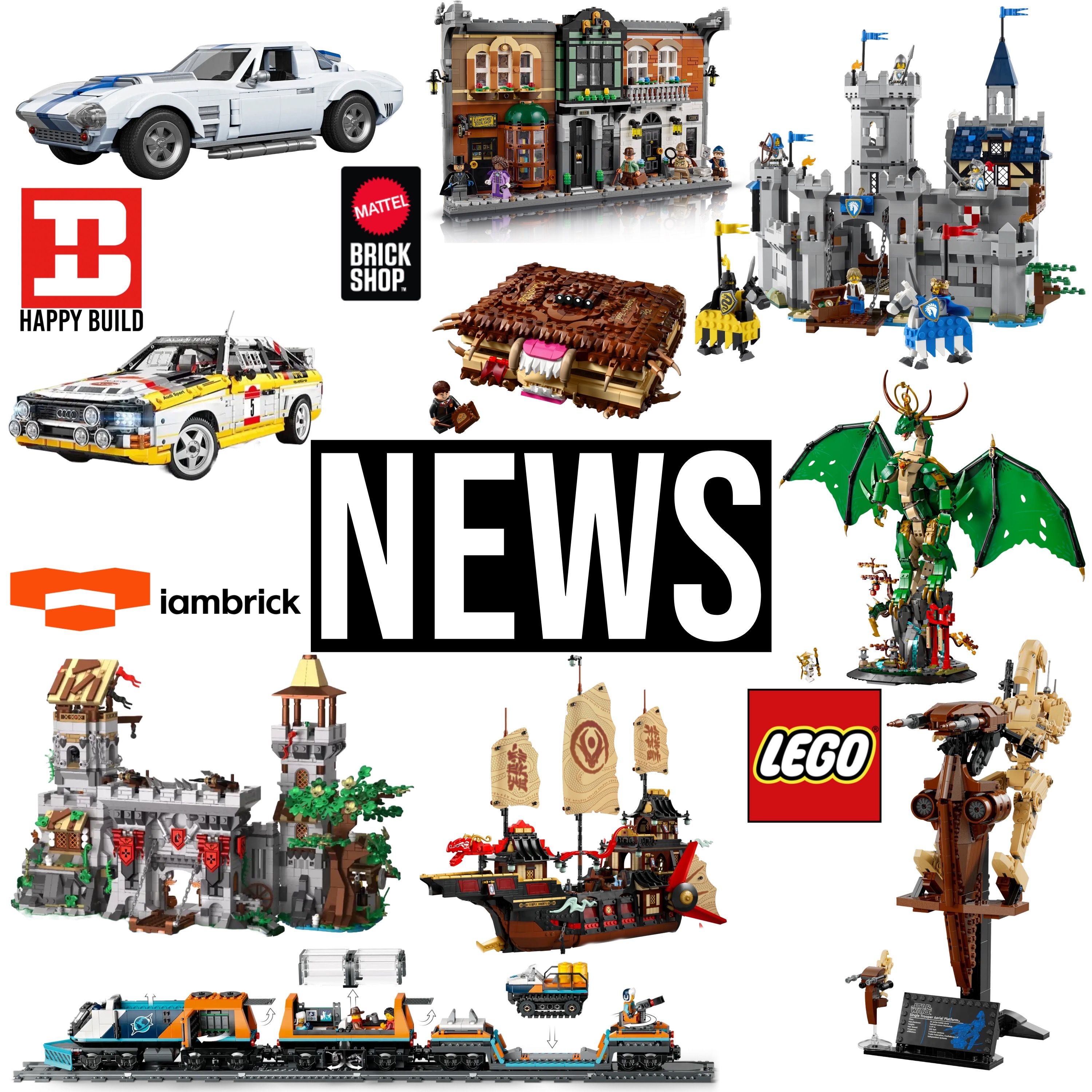 Klemmbaustein News 211: Neue Sets von BlueBrixx, LEGO, Cobi, Mattel und mehr