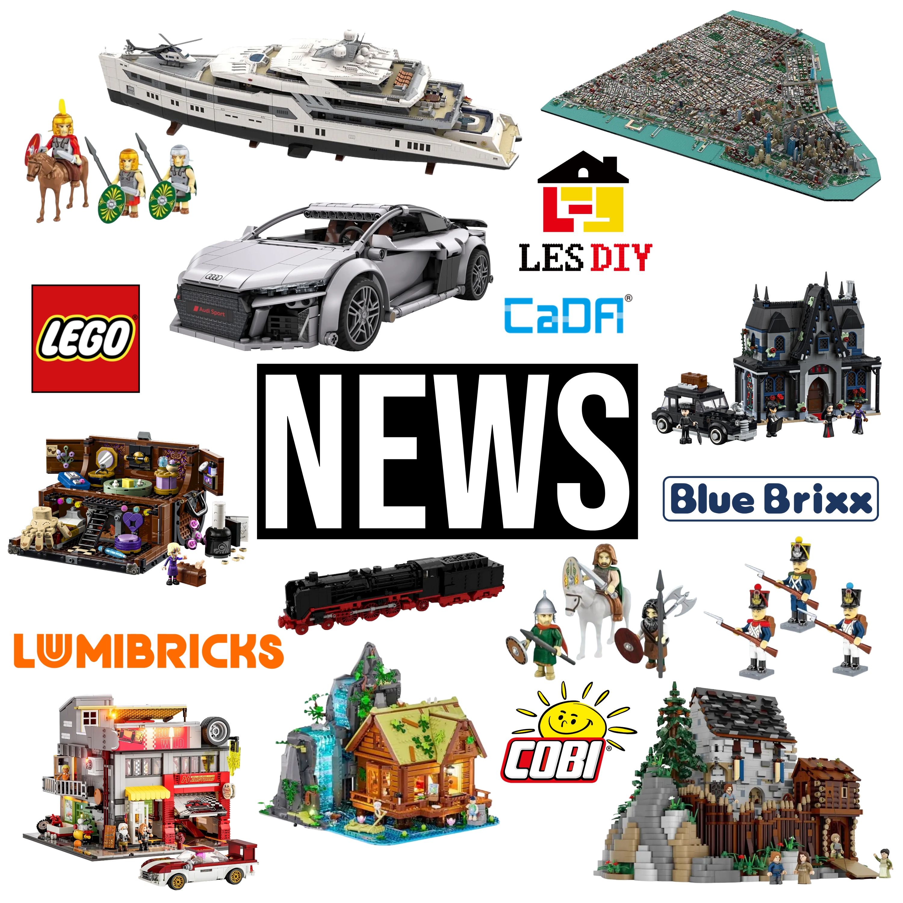 Klemmbaustein News 224: Neue Sets von BlueBrixx, LEGO, Cobi, CaDA, MOCs der Woche und mehr