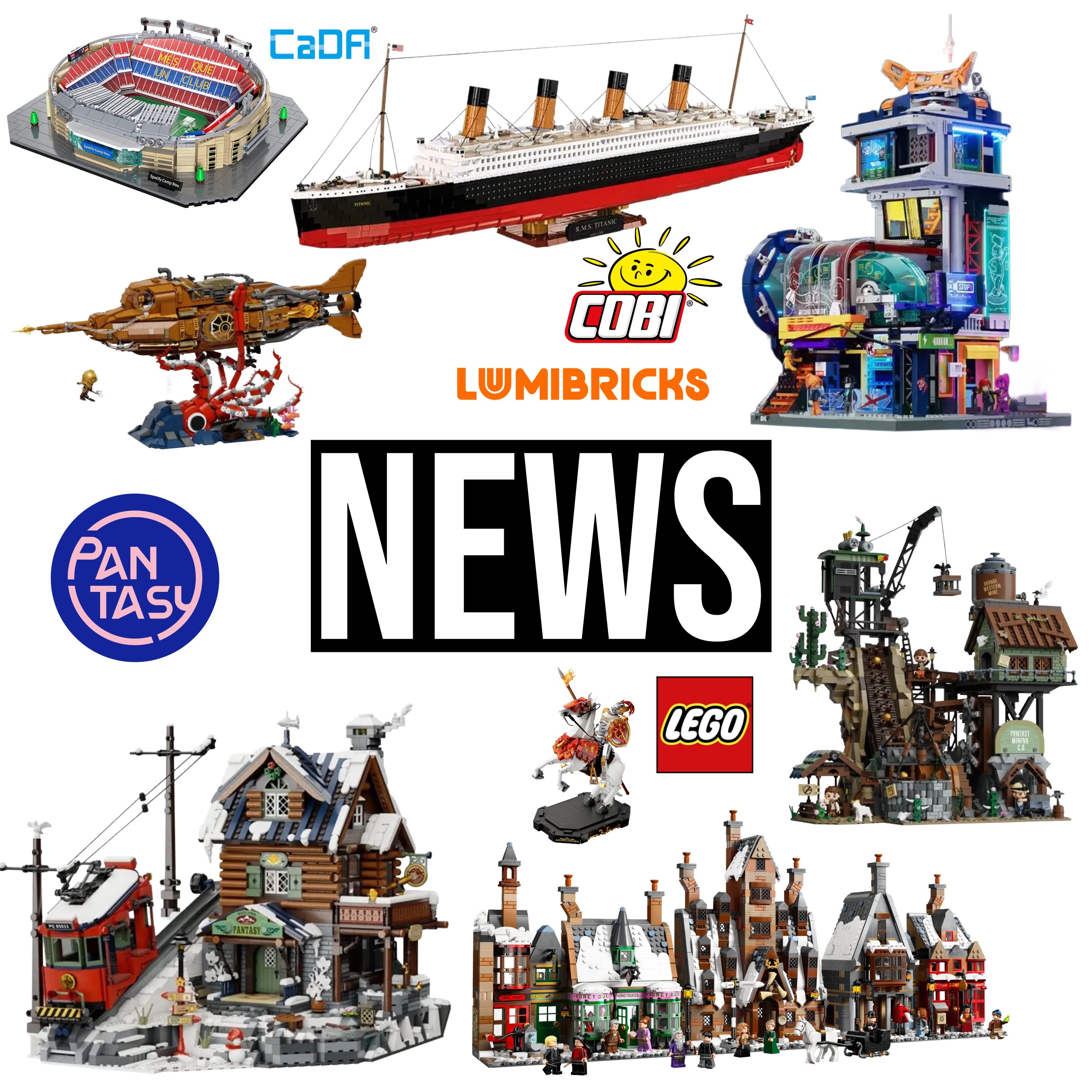 Klemmbaustein News 225: Neue Sets von BlueBrixx, LEGO, Cobi, CaDA, MOCs der Woche und mehr