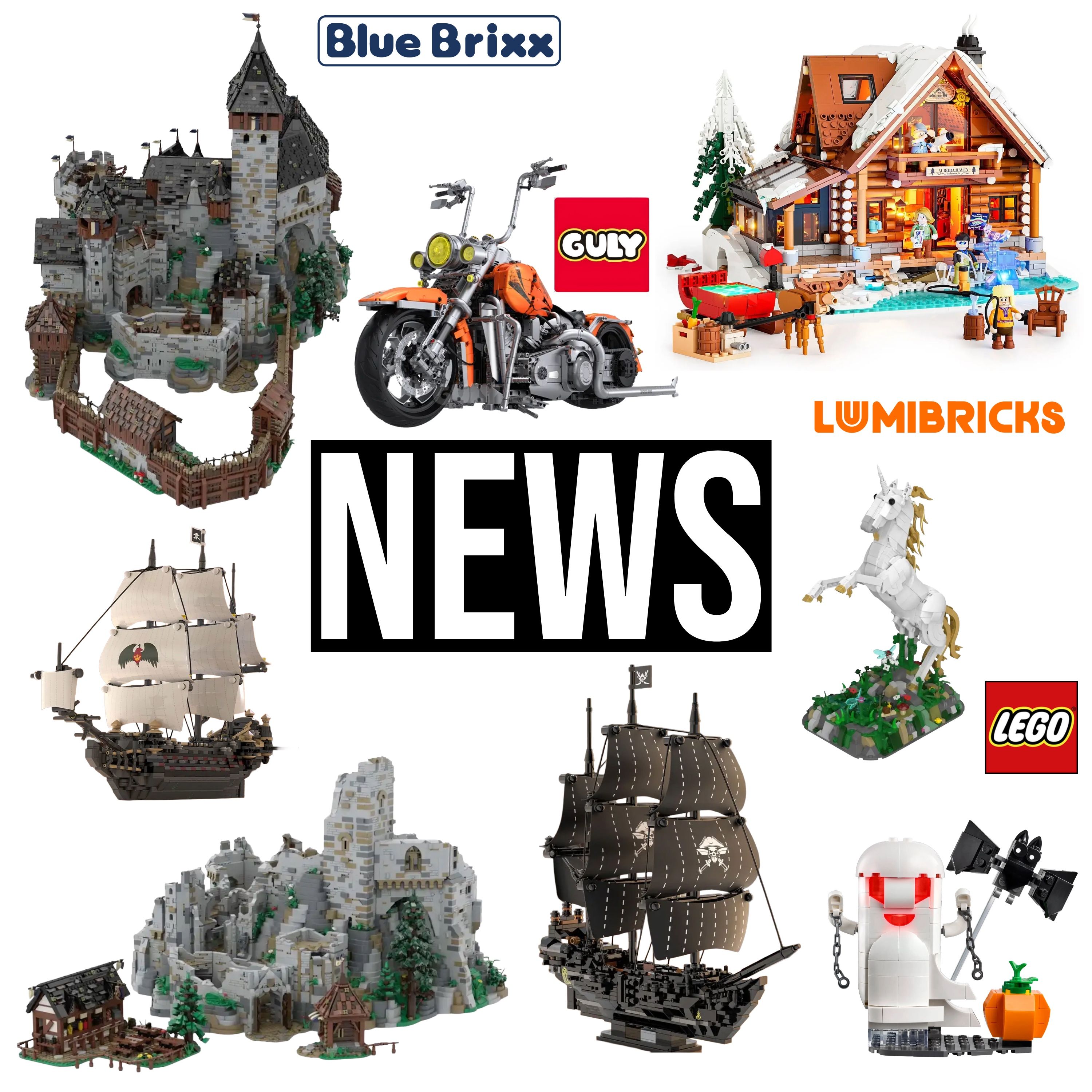 Klemmbaustein News 231: Neue Sets von BlueBrixx, LEGO, Lumibricks, Pantasy. MOCs der Woche und mehr