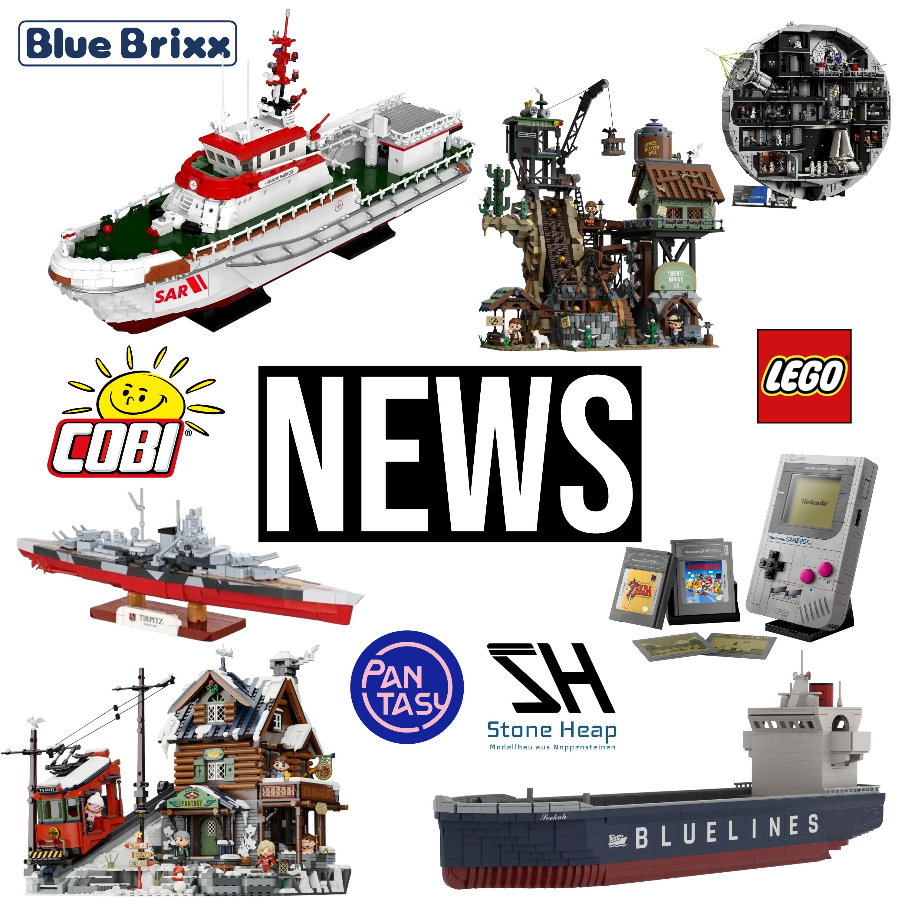 Klemmbaustein News 232: Neue Sets von BlueBrixx, LEGO, Cobi, Pantasy. MOCs der Woche und mehr