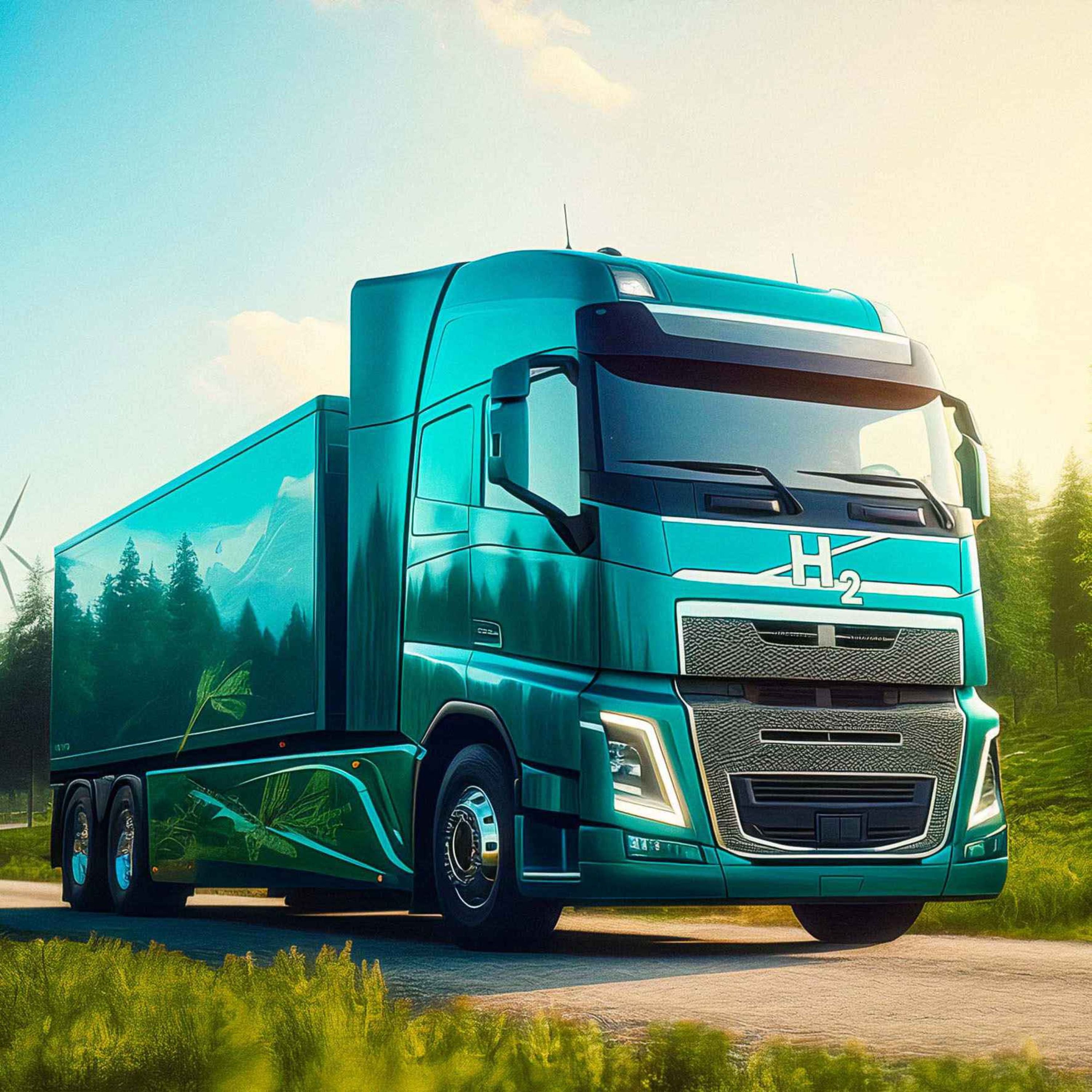 Klimakiller Lastwagen: Wasserstoff könnte die rollende Autobahn entgiften