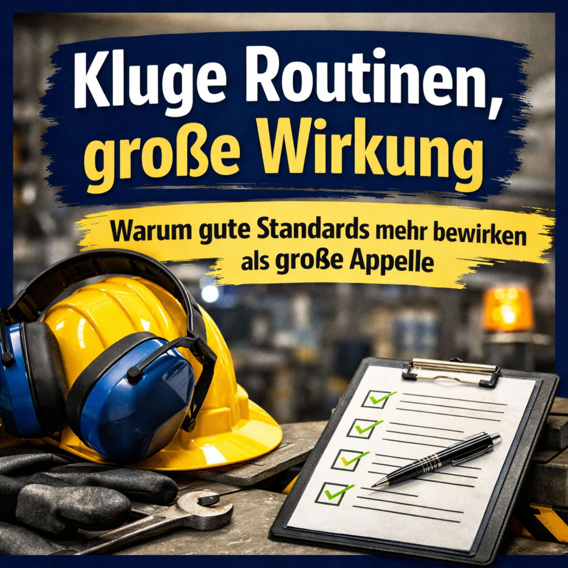 Kluge Routinen, große Wirkung – Warum gute Standards mehr bewirken als große Appelle