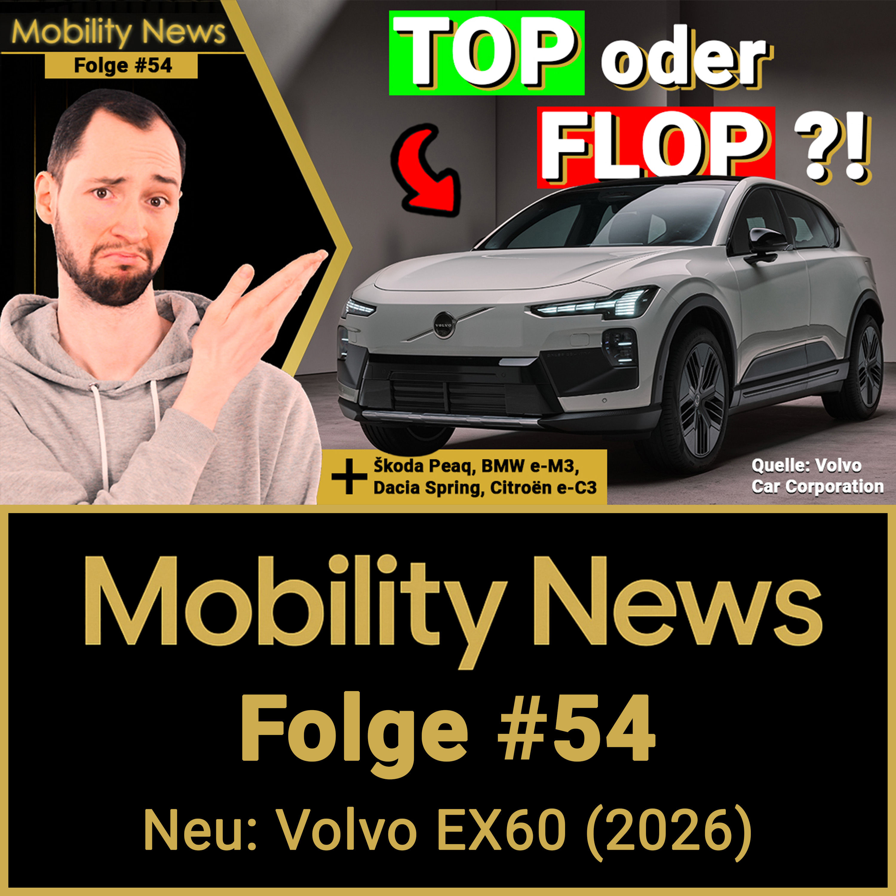 KNALLER oder Blender? 810 km, 10 Minuten Laden, 2,4 t Zuglast - Volvo EX60 2026 | Mobility News #54